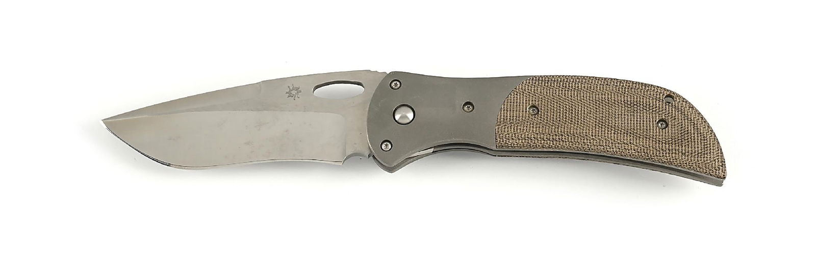CUSTOM MADE BRAD DUNCAN #17 TITANIUM LINER LOCK FOLDER. (1 of 8)