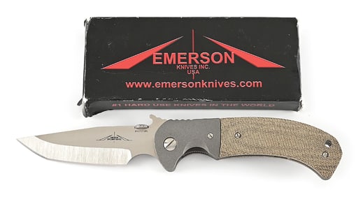 CUSTOM MADE ERNEST EMERSON SPECWAR KNIVES ZEALOT PROTOTYPE.