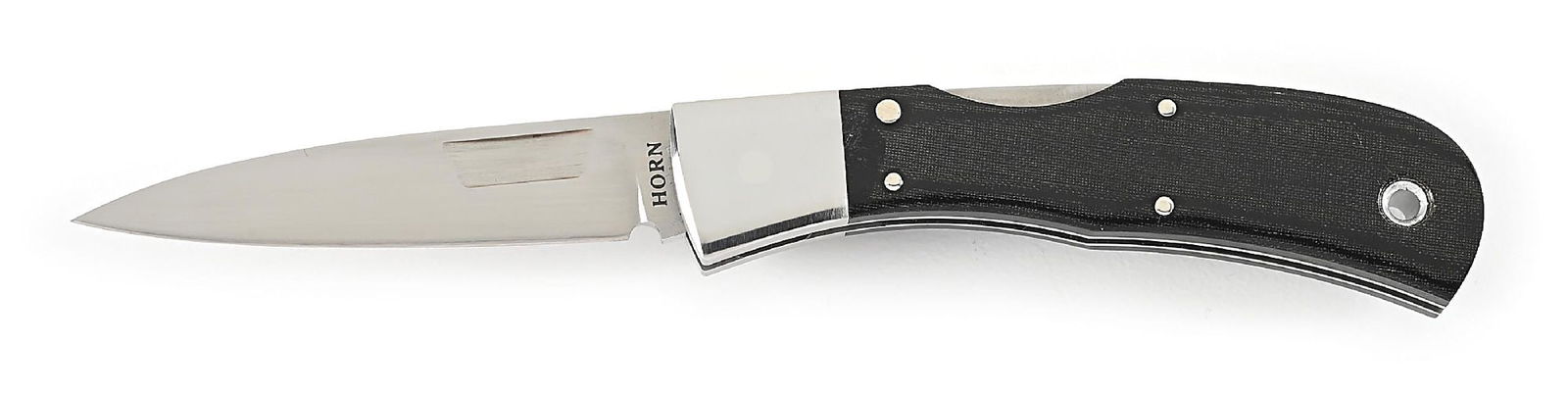 CUSTOM MADE JESS HORN #021 TITANIUM LINER LOCK FOLDER. (1 of 7)