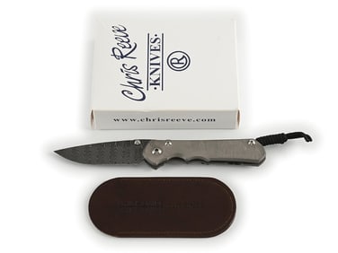BOXED CHRIS REEVE LADDER DAMASCUS SEBENZA.