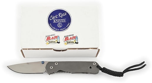 CHRIS REEVE SMALL SEBENZA 21 LINER LOCK FOLDING KNIFE.