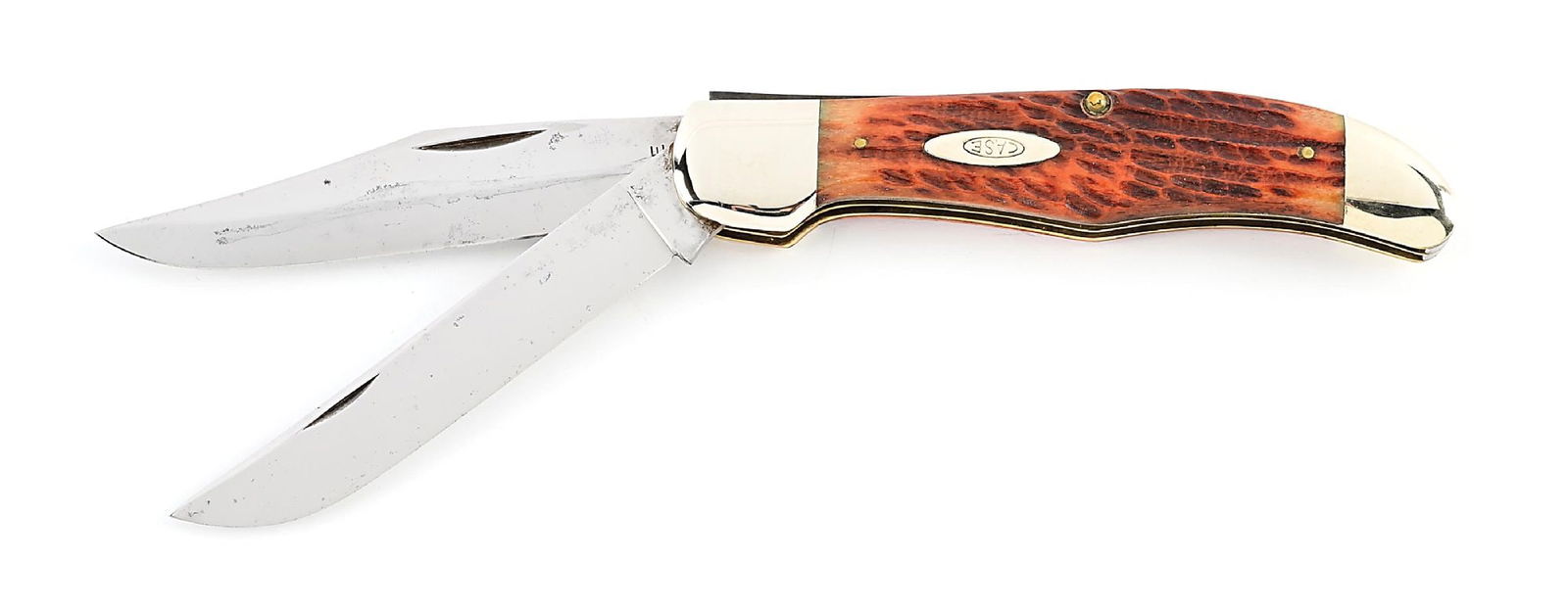 C. 1940-1964 CASE XX TANG STAMP 6265 SAB HIGH PULL FOLDING HUNTER WITH LATE ROGERS BONE HANDLE. (1 of 7)