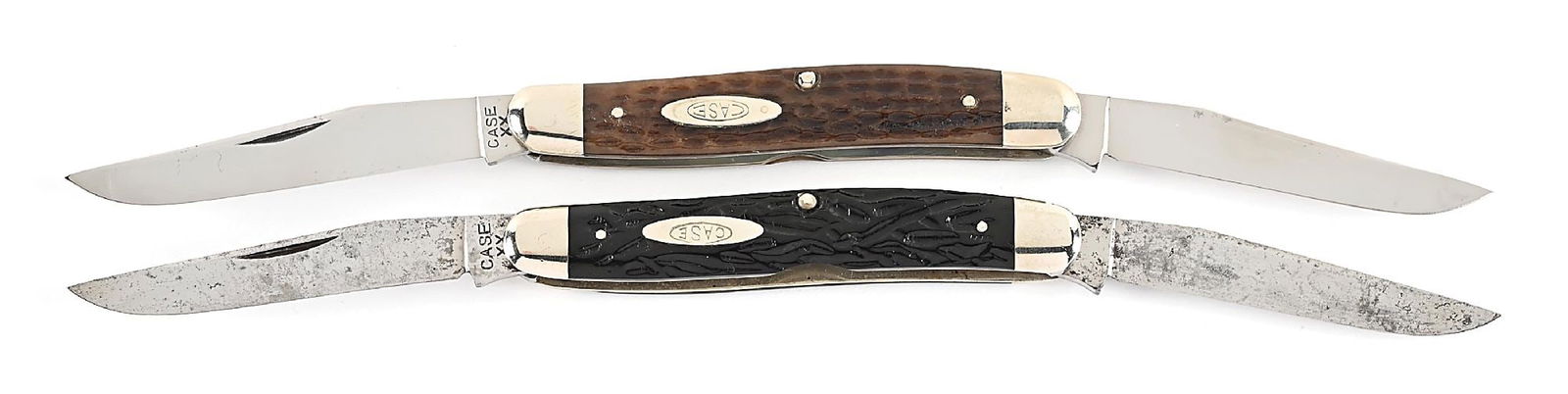 LOT OF 2: CASE XX MUSKRAT KNIVES. (1 of 7)