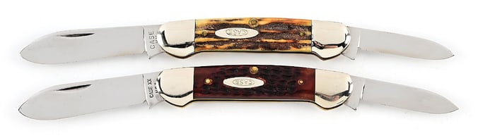 LOT OF 2: CASE XX 52131 CANOE AND CASE XX USA 10 DOT 62131CANOE.