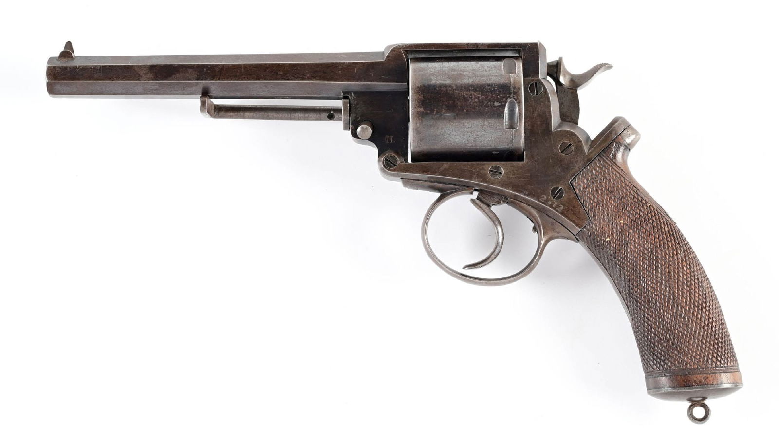 (A) ADAMS PATENT MARK II DOUBLE ACTION REVOLVER. (1 of 2)
