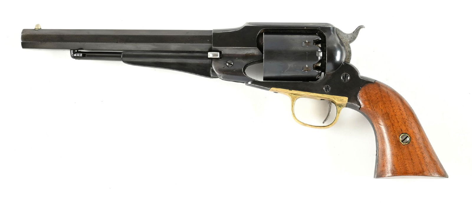 (A) MARTIAL REMINGTON MODEL 1858 NEW ARMY SINGLE ACTION PERCUSSION REVOLVER. (1 of 2)