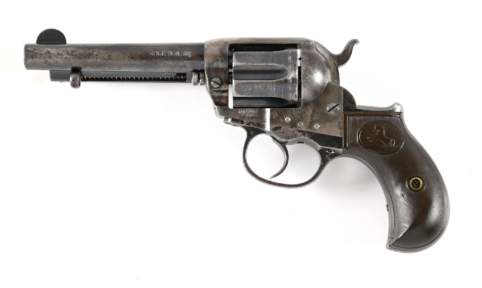 (C) COLT MODEL 1877 LIGHTNING DOUBLE ACTION REVOLVER. (1 of 2)