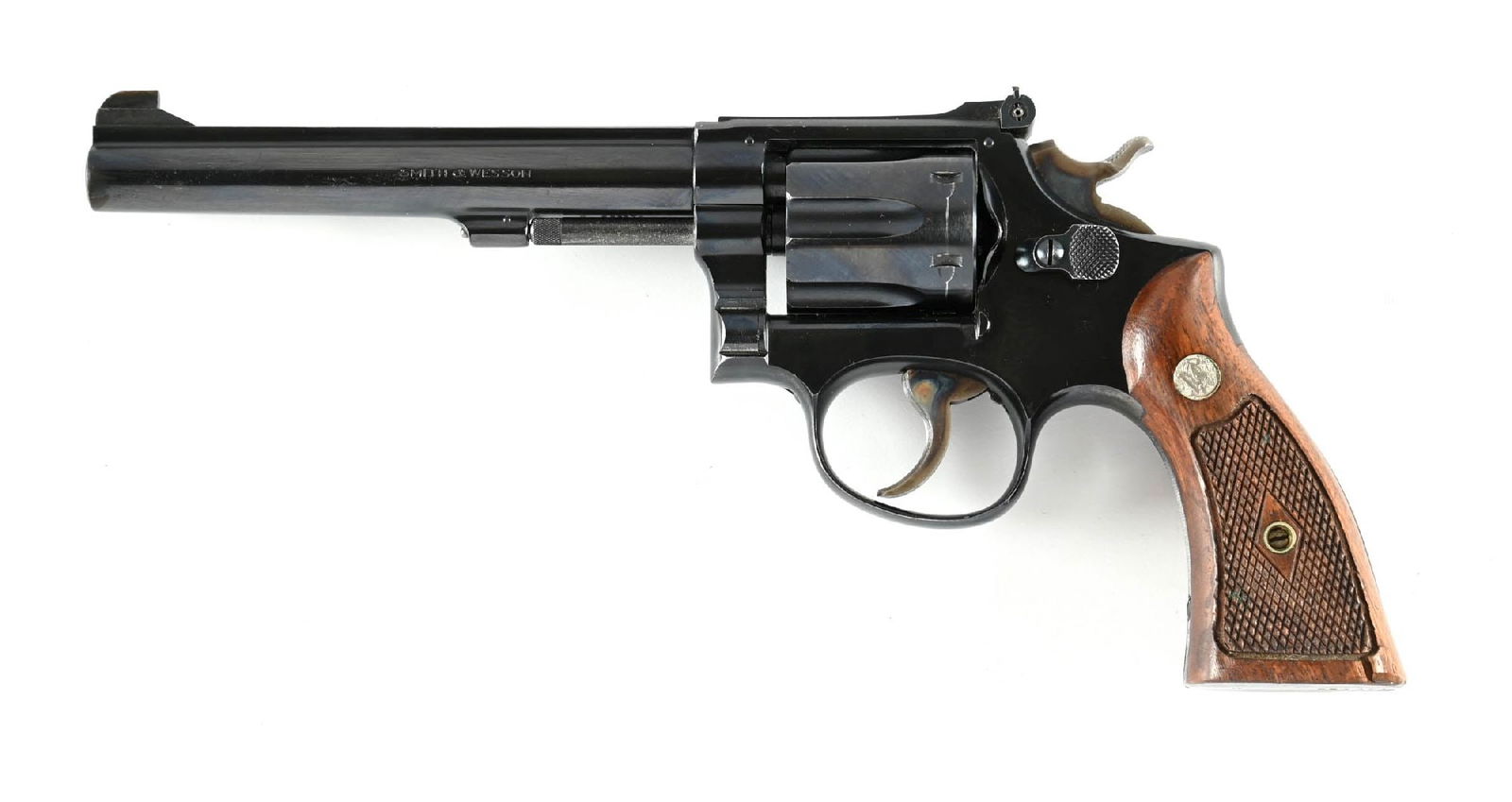 (C) SMITH & WESSON K22 MASTERPIECE DOUBLE ACTION REVOLVER. (1 of 2)