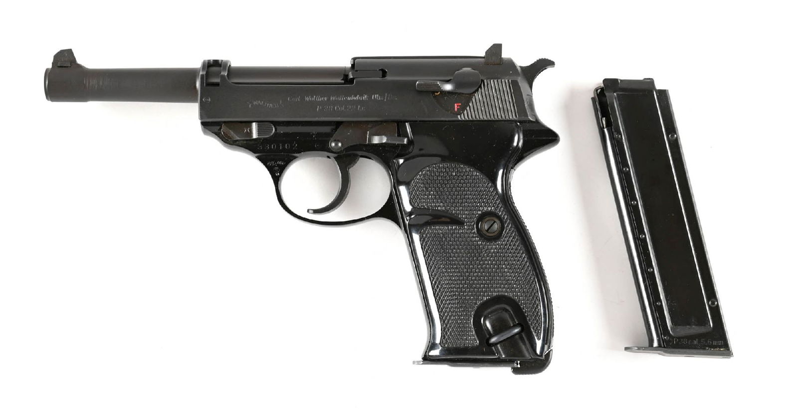 (C) WALTHER P.38 .22 LONG RIFLE SEMI AUTOMATIC PISTOL. (1 of 3)