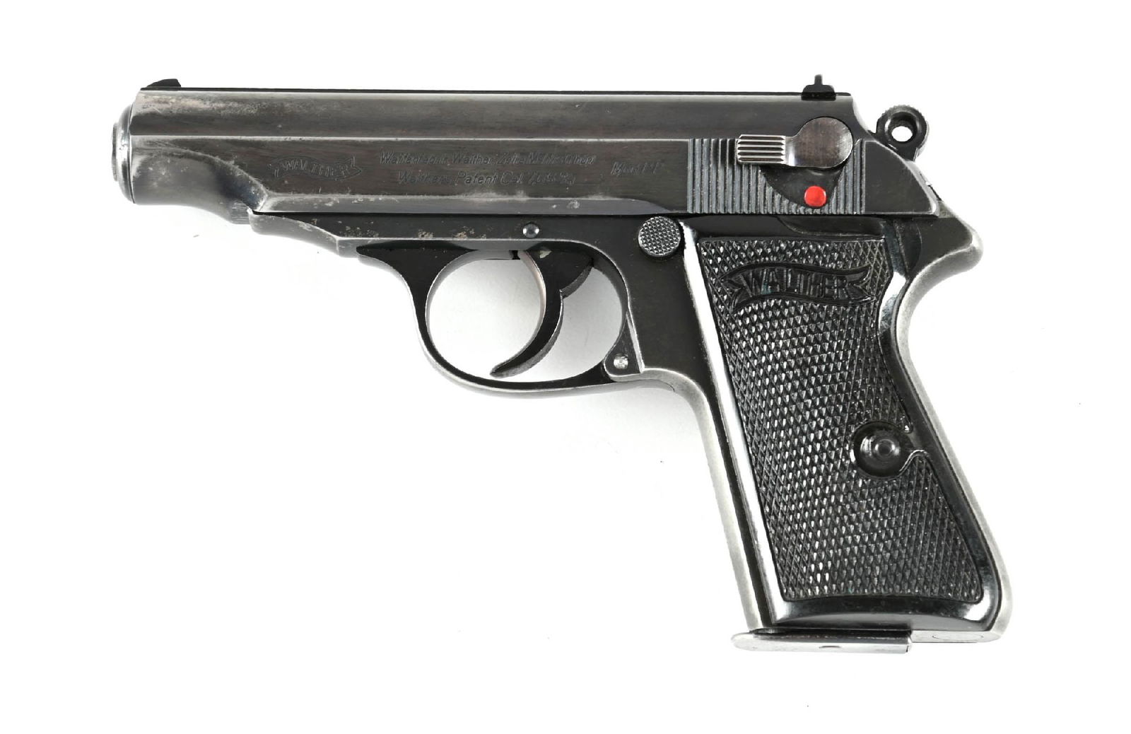 (C) WALTHER PP .32 ACP SEMI-AUTOMATIC PISTOL WITH RVF MARKINGS. (1 of 2)