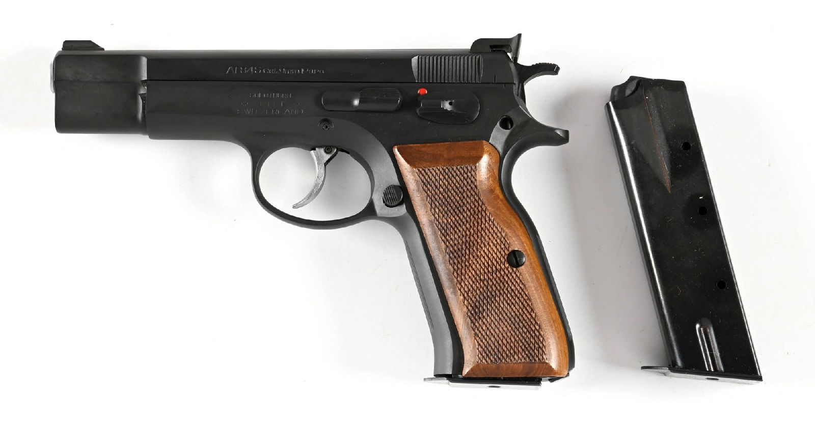 (M) ITM ACTION ARMS MODEL AT-84 SEMI-AUTOMATIC PISTOL WITH BOX (1 of 3)