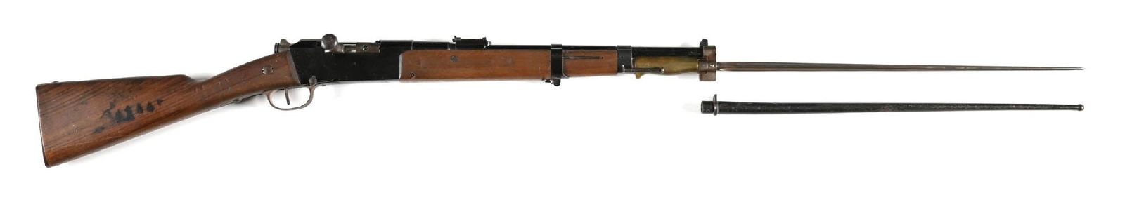 (C) TULLE MLE 1886 M93 R35 8MM LEBEL BOLT ACTION CARBINE. (1 of 2)