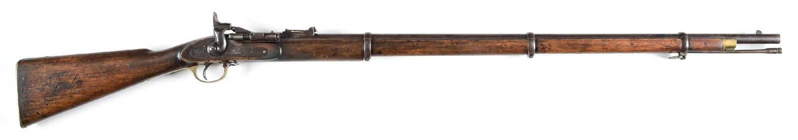 (A) BRITISH SNIDER CONVERTED PATTERN 1853 ENFIELD SINGLE SHOT RIFLE (1859) (1 of 2)