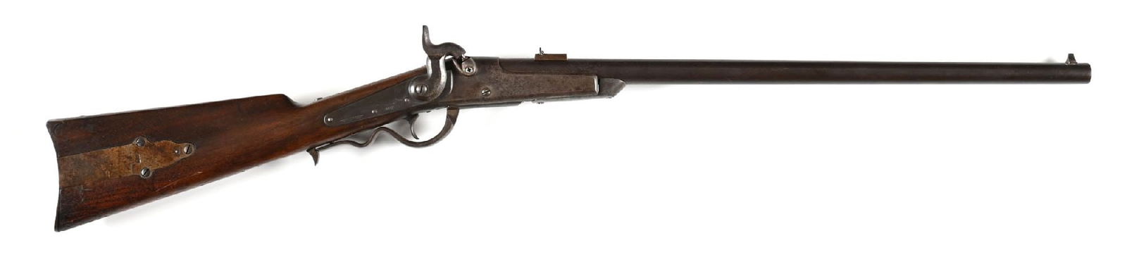 (A) RICHARDSON & OVERMAN GALLAGHER PERCUSSION CARBINE. (1 of 2)