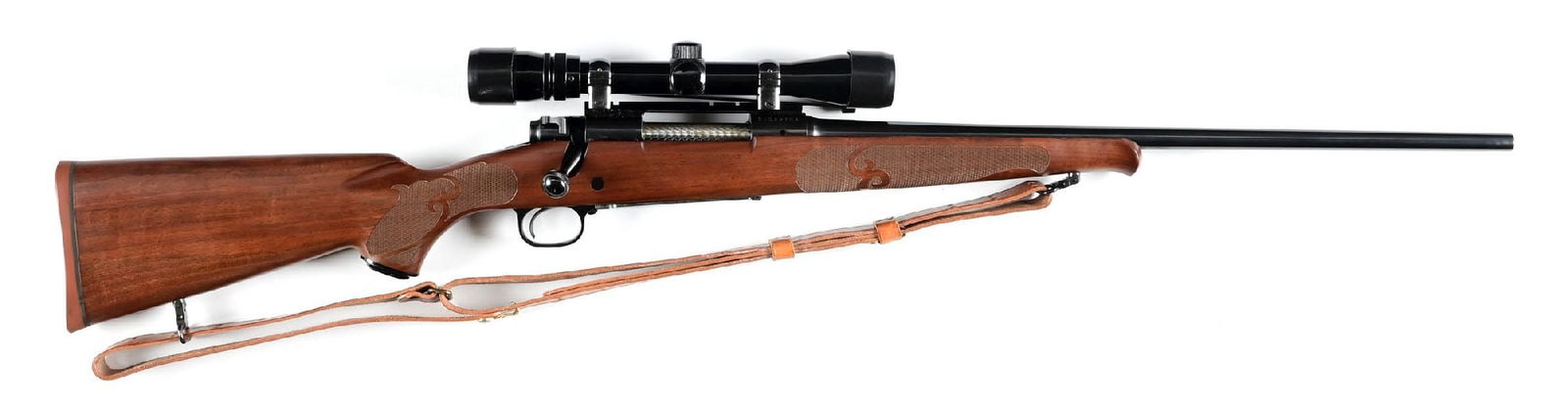 (M) WINCHESTER MODEL 70 XTR FEATHERWEIGHT BOLT ACTION RIFLE IN 7MM MAUSER.: All standard features. This rifle sports a Bushnell Sportview 3 x 9 with a duplex reticle scope. CONDITION: Very Good, Shows as near new with nominal handling marks. Mechanically sound with a bright b