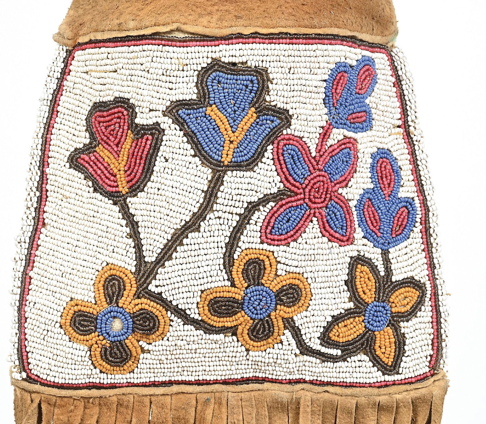 CREE BEADED PIPE BAG - 4