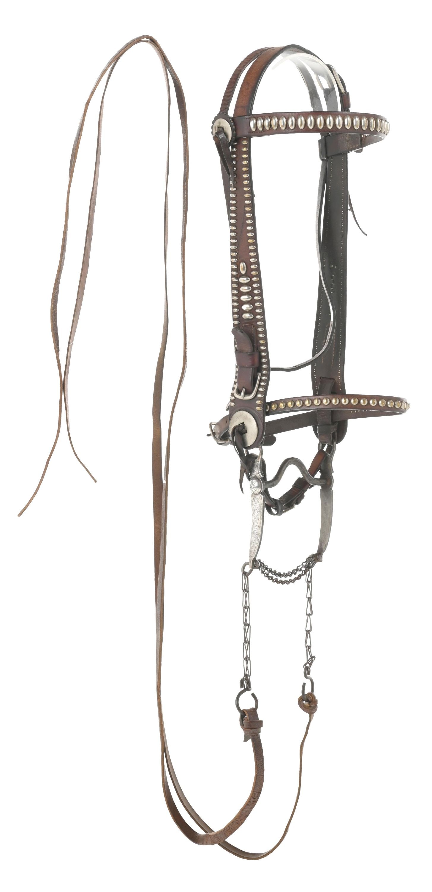 CURB BIT WITH SILVER OVERLAY (1 of 8)