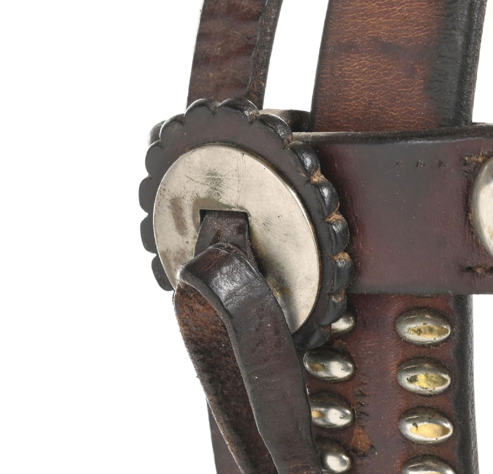 CURB BIT WITH SILVER OVERLAY - 7