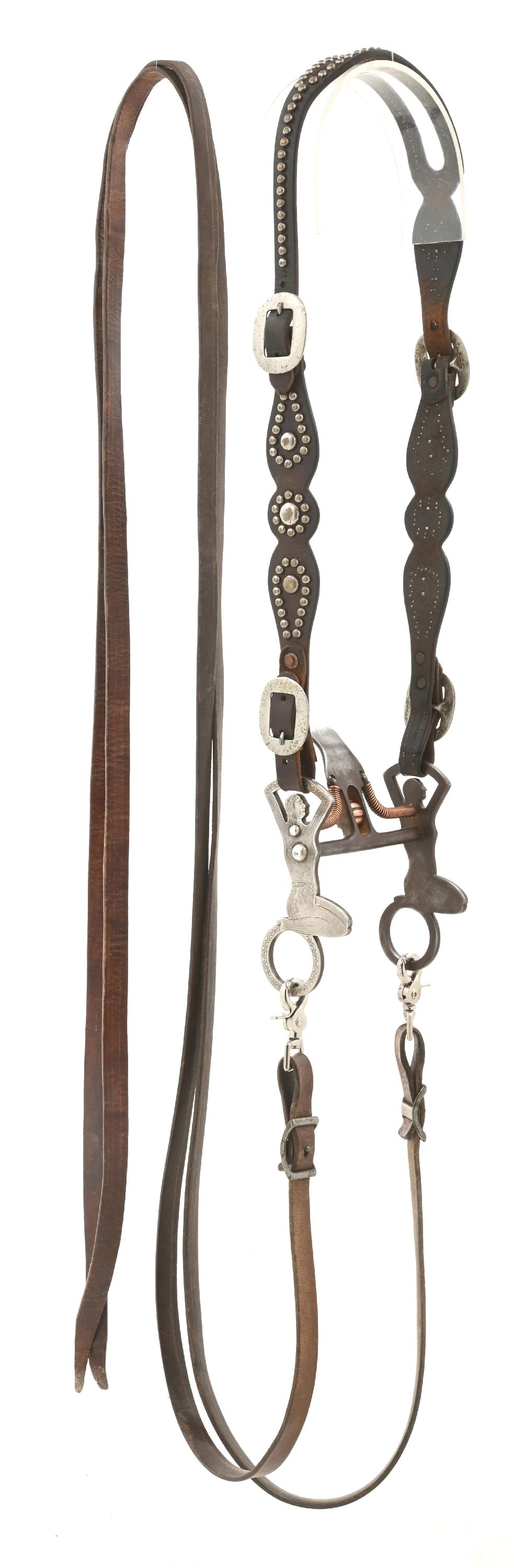 AMOZOC MADE SPADE BIT ON BRIDLE (1 of 6)