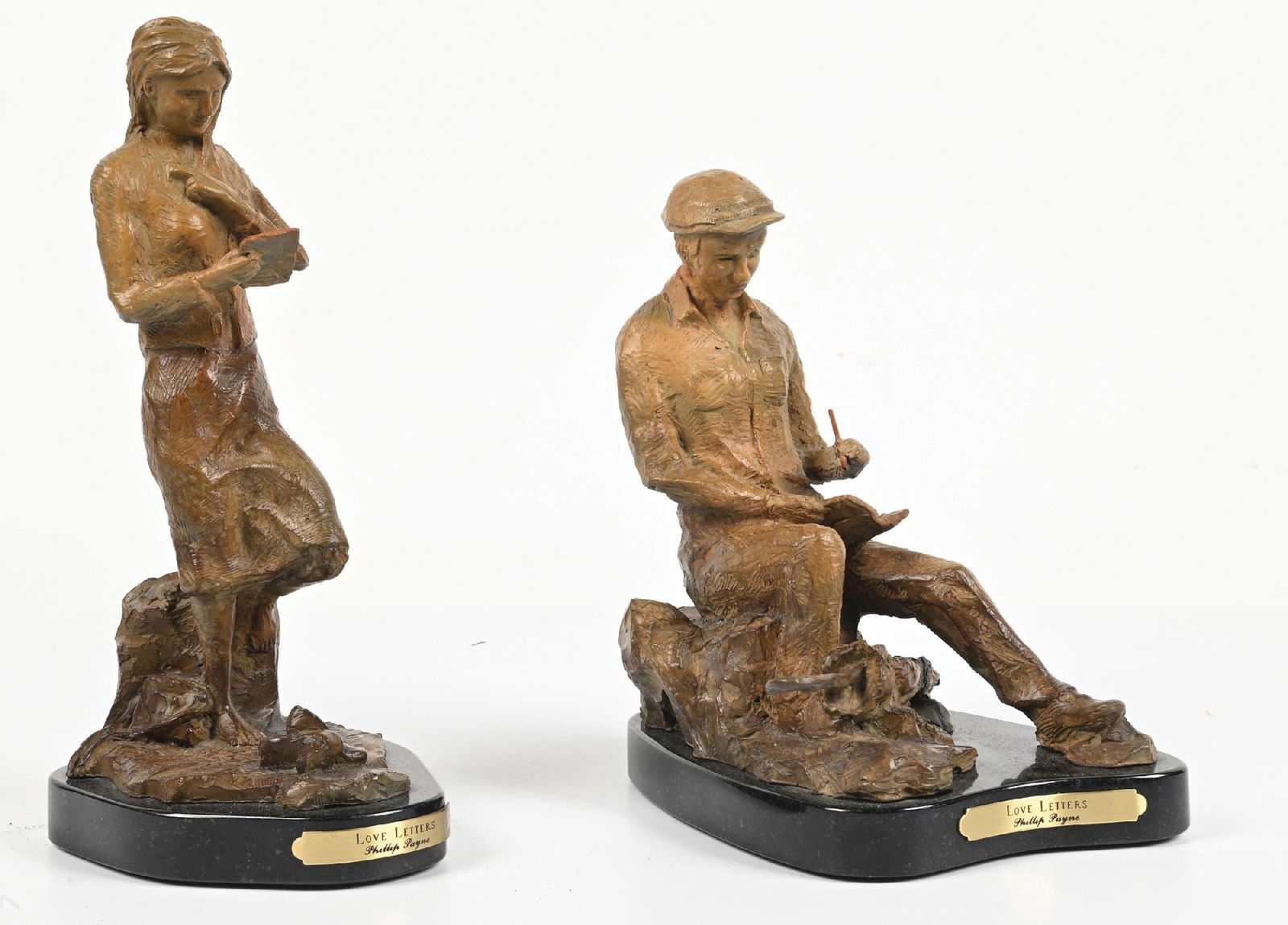 LOT OF 2 PHILLIP PAYNE BRONZES (1 of 3)