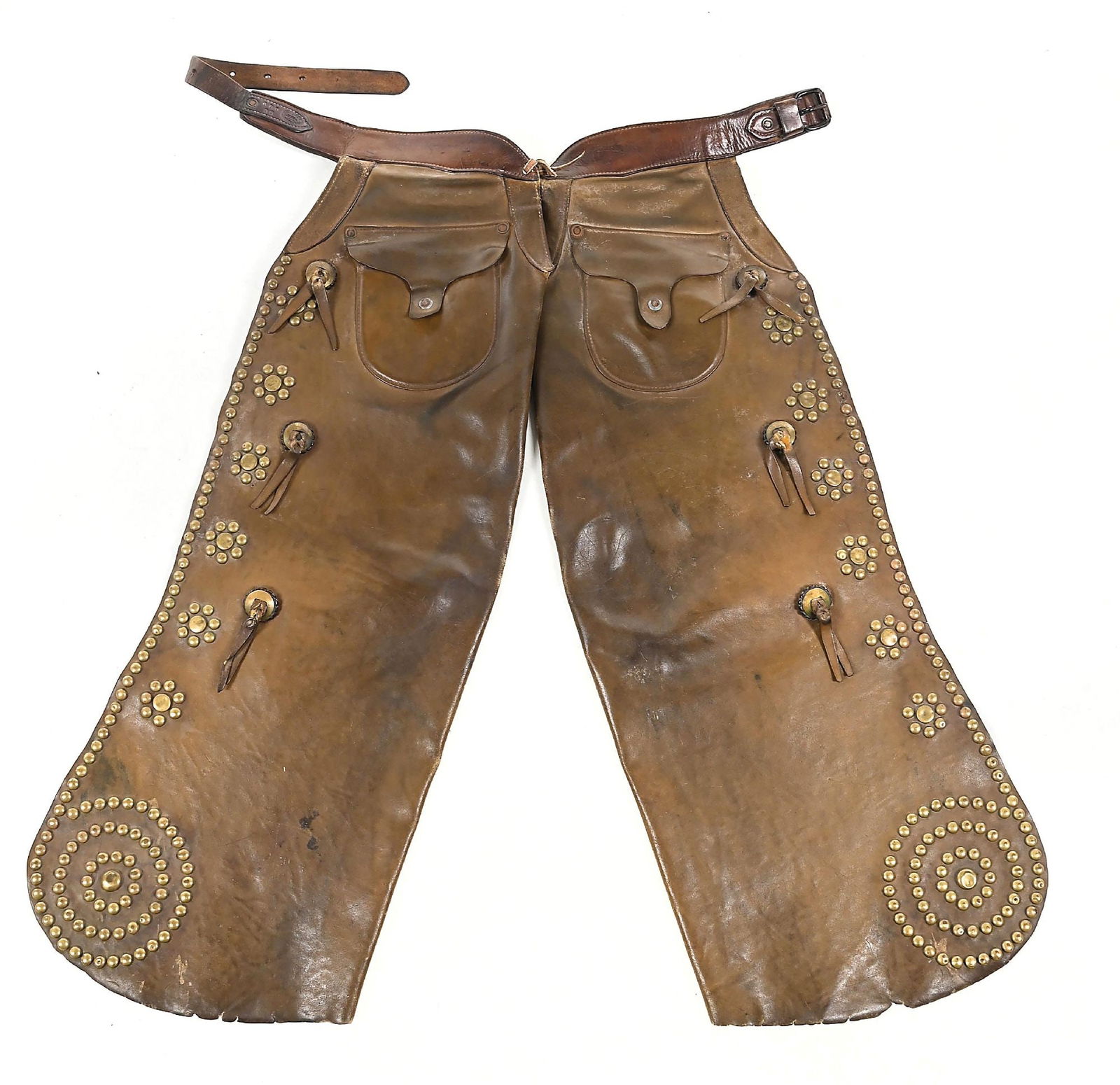 H. H. HEISER STUDDED CHAPS - 4