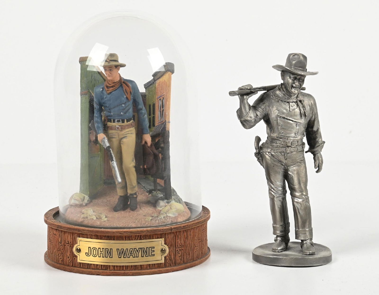 COLLECTION OF 2: JOHN WAYNE SPIRIT OF THE WEST FRANKLIN MINT HEIRLOOMS (1 of 2)