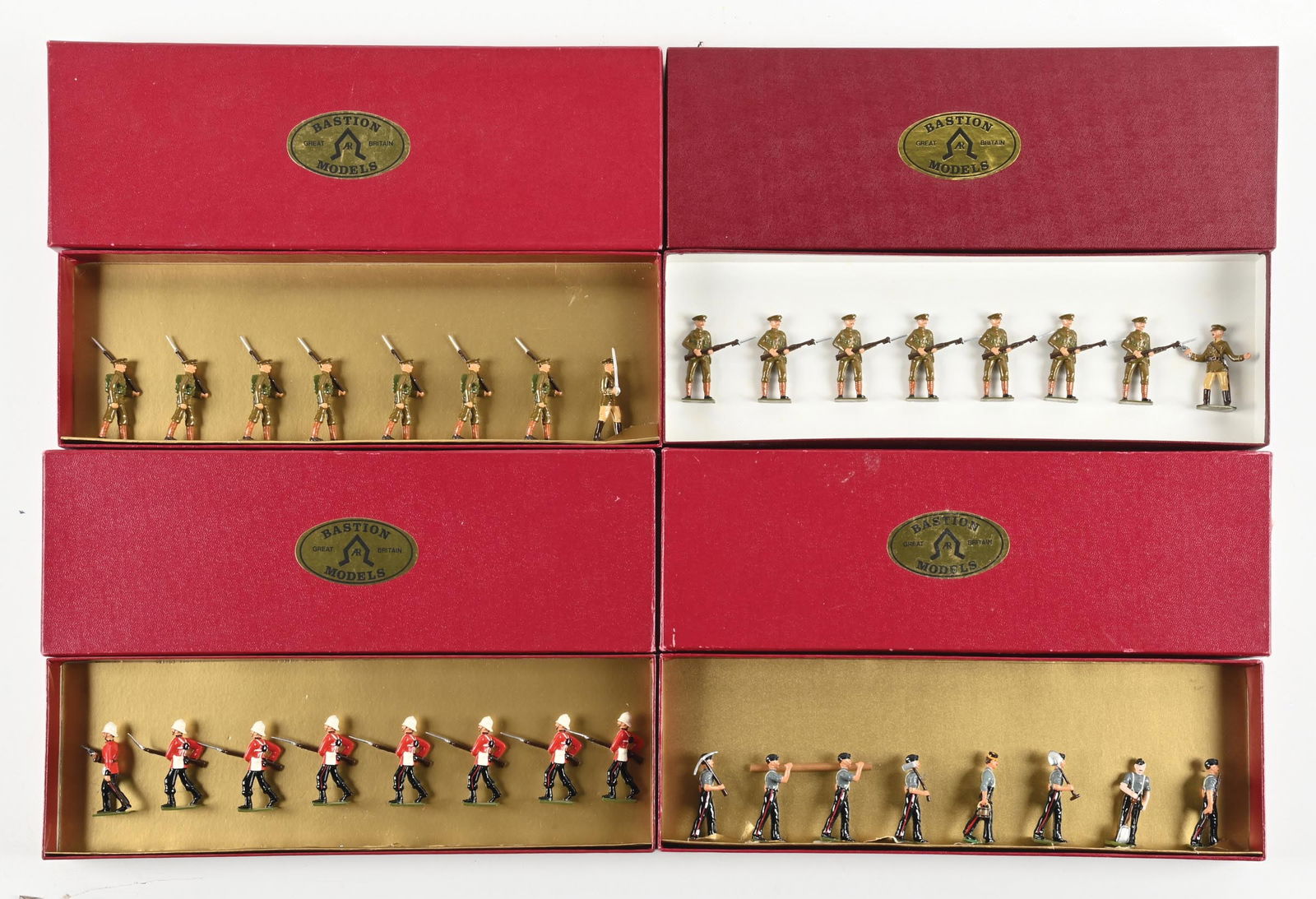 LOT OF 4: BASTION MODELS SETS IN BOXES (1 of 2)