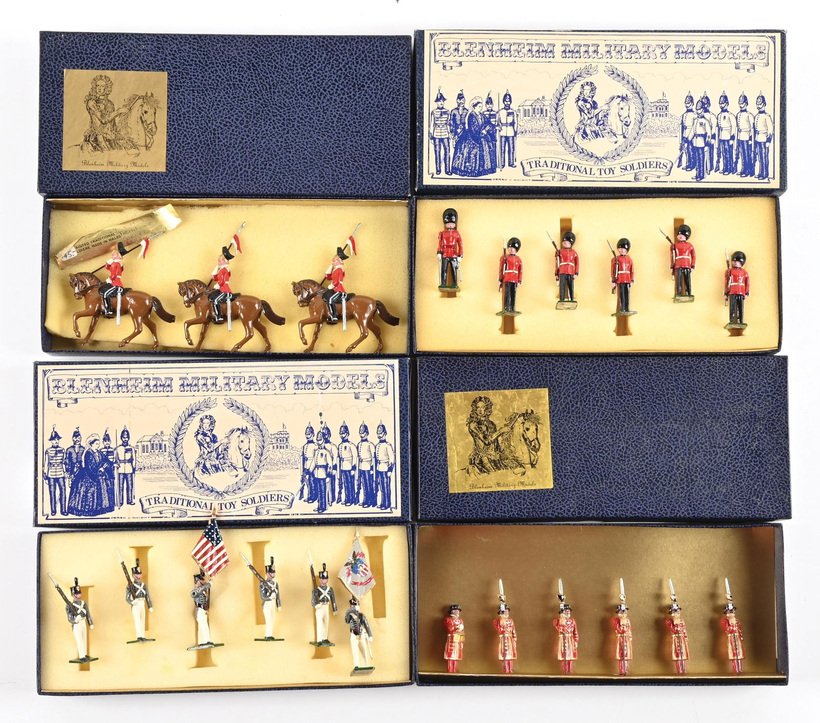 LOT OF 4: BLENHEIM SETS IN BOXES (1 of 2)