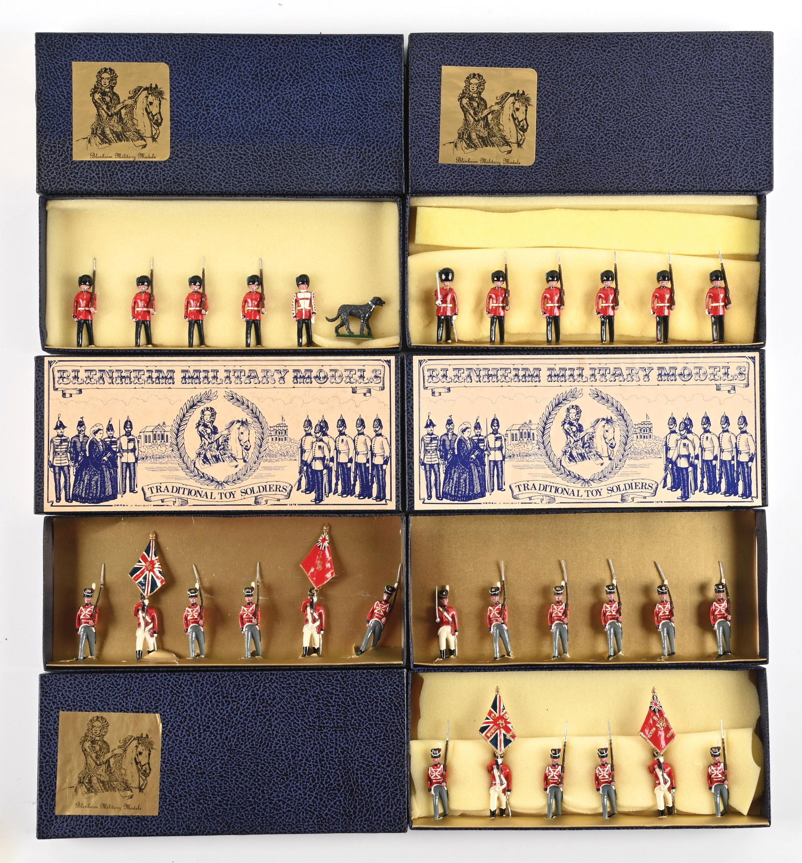 LOT OF 5: BLENHEIM SETS IN BOXES (1 of 2)
