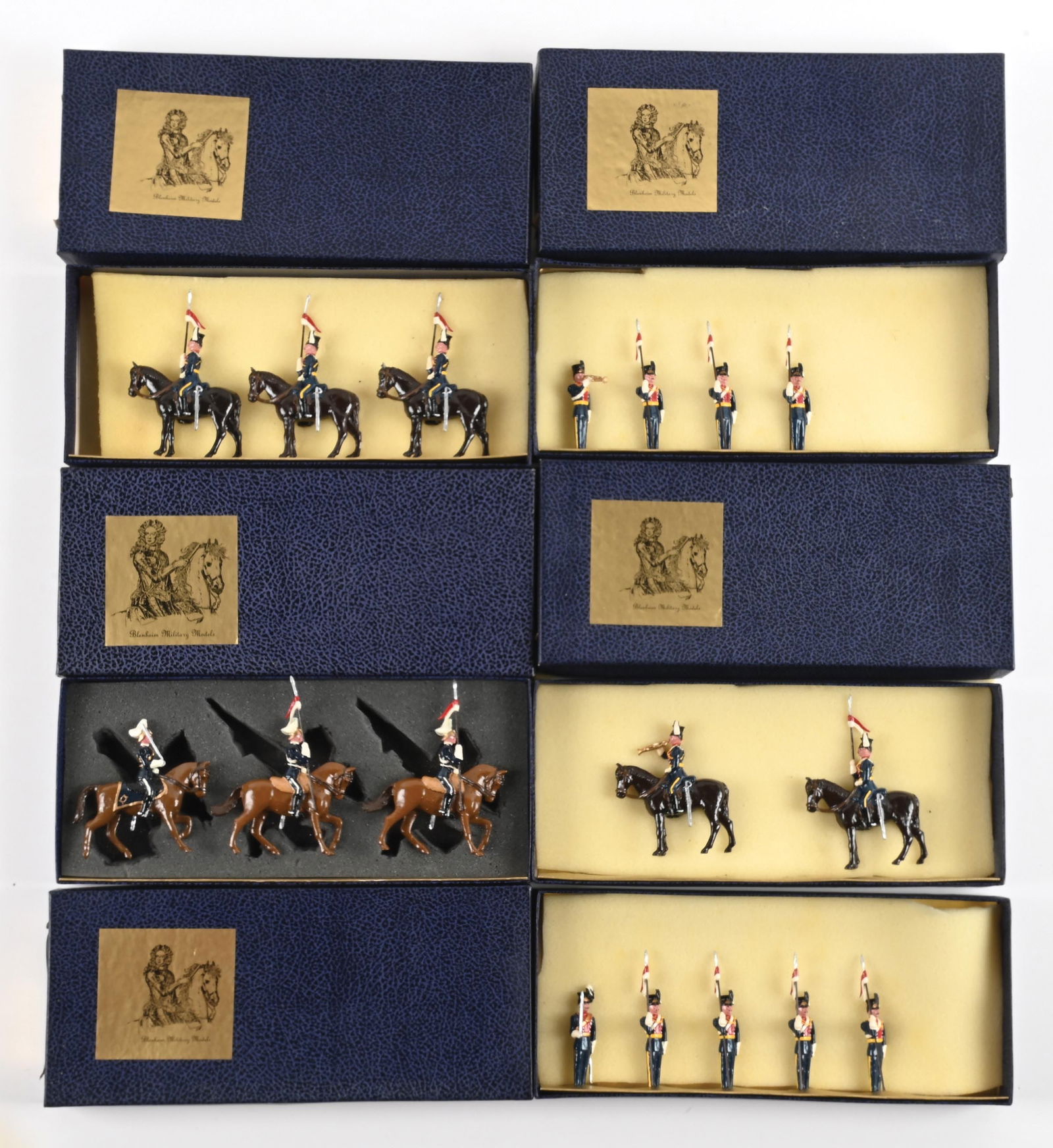 LOT OF 5: BLENHEIM SETS IN BOXES (1 of 2)