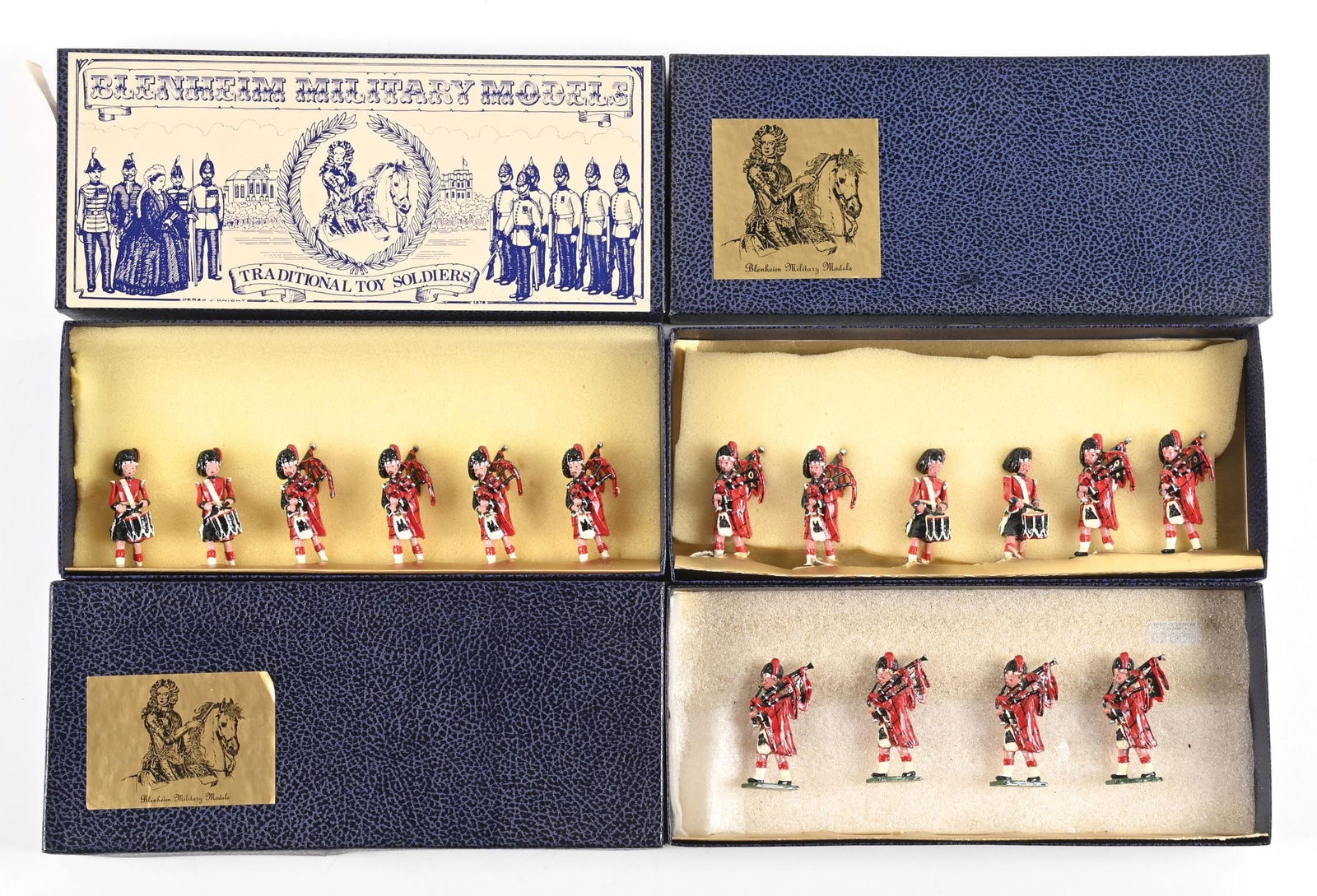 LOT OF 3: BLENHEIM BLACKWATCH PIPES & DRUMS ADD-ON SETS NO. B38 (1 of 2)