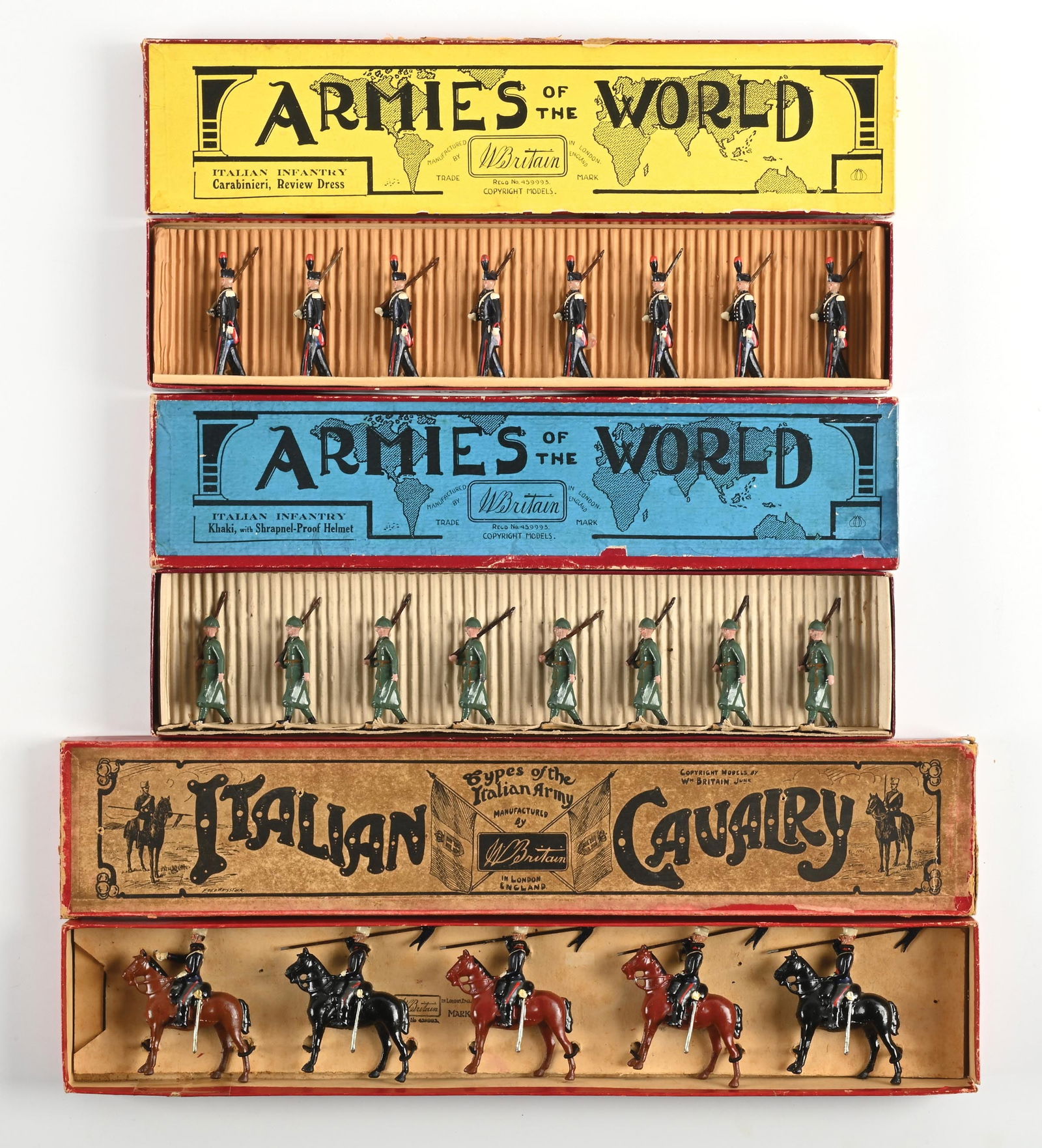 LOT OF 3: W. BRITAINS SETS IN BOXES (1 of 2)