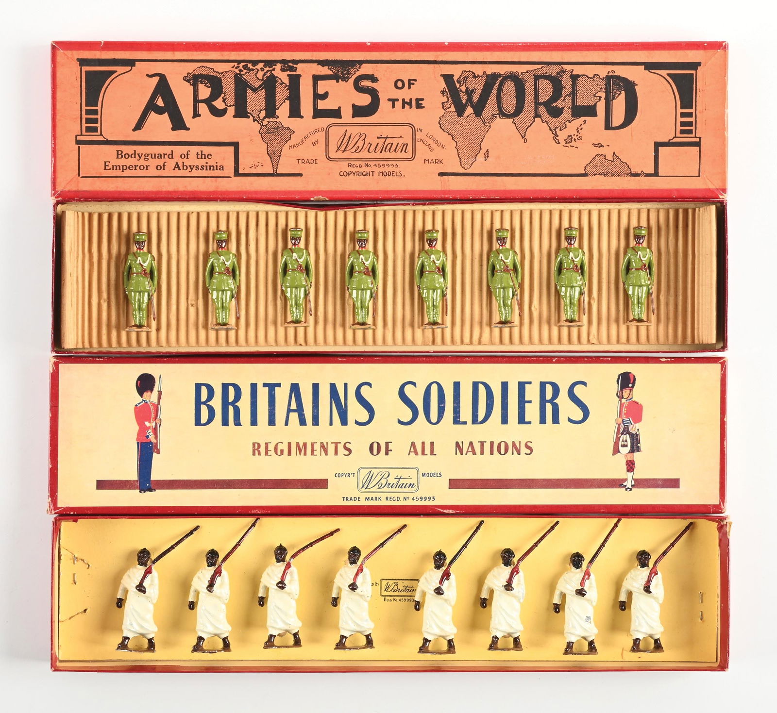 LOT OF 2: W. BRITAIN SETS IN BOXES (1 of 2)