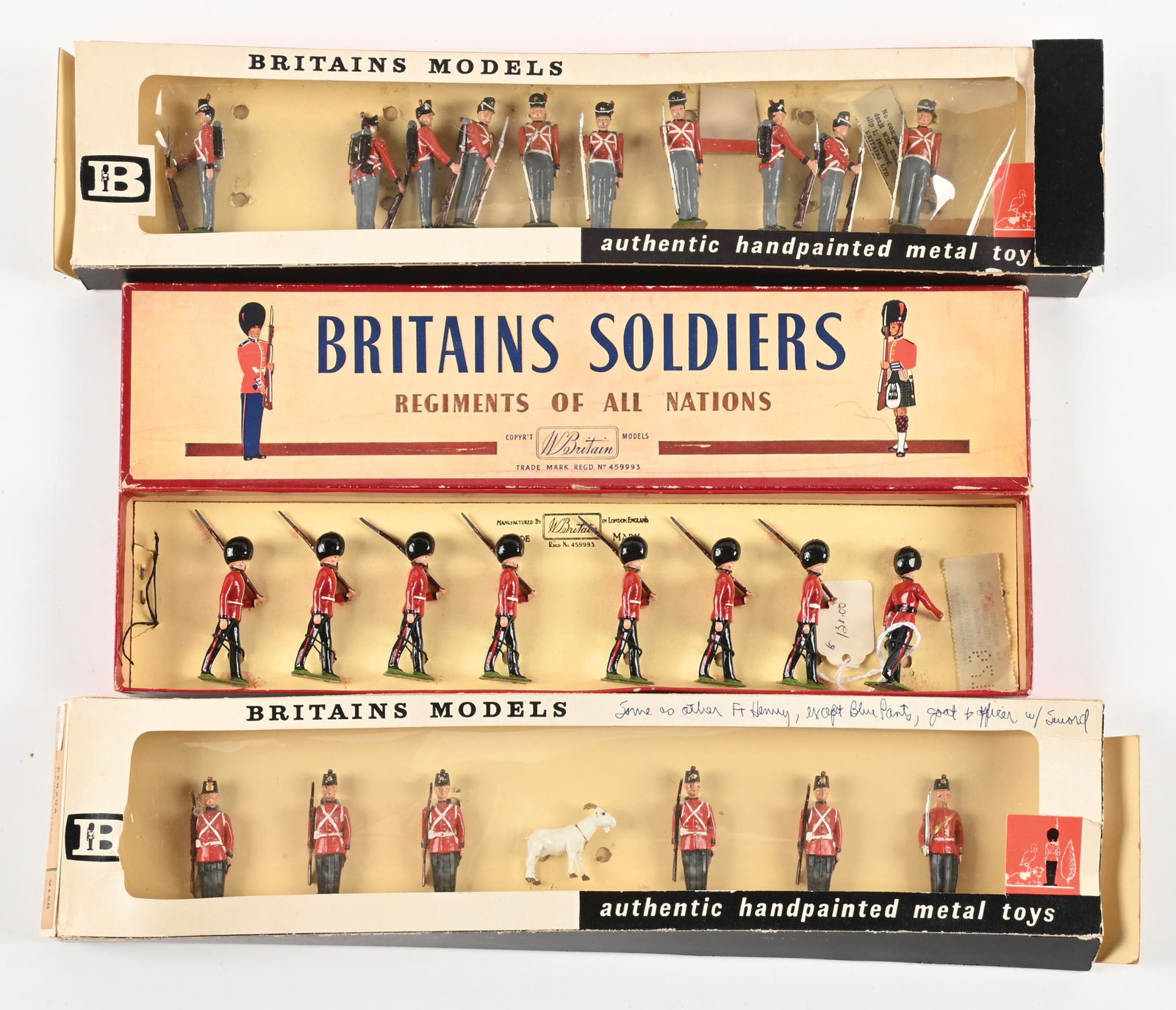 LOT OF 3: W. BRITAIN SETS IN BOXES (1 of 1)