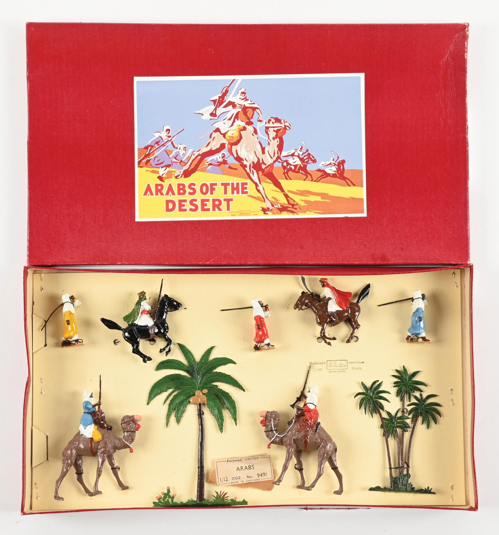 W. BRITAINS ARABS OF THE DESERT BOXED SET (1 of 2)