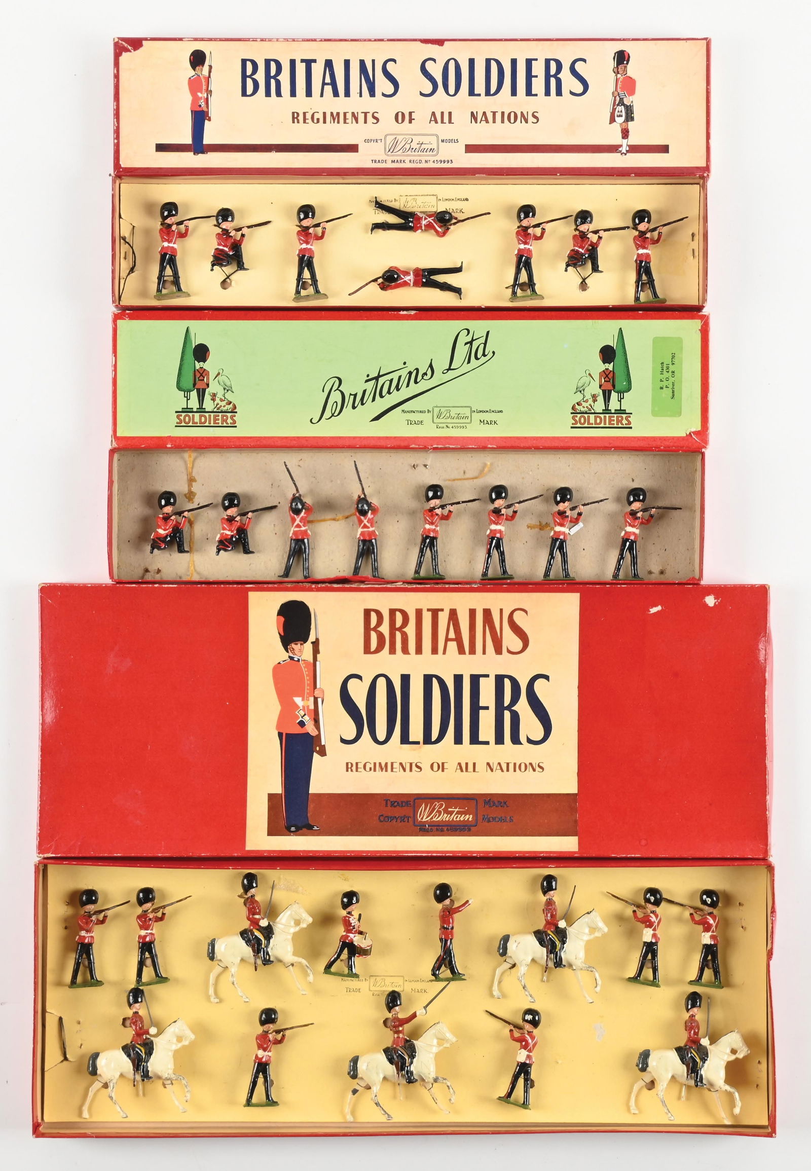 LOT OF 3: W. BRITAIN SETS IN BOXES (1 of 2)