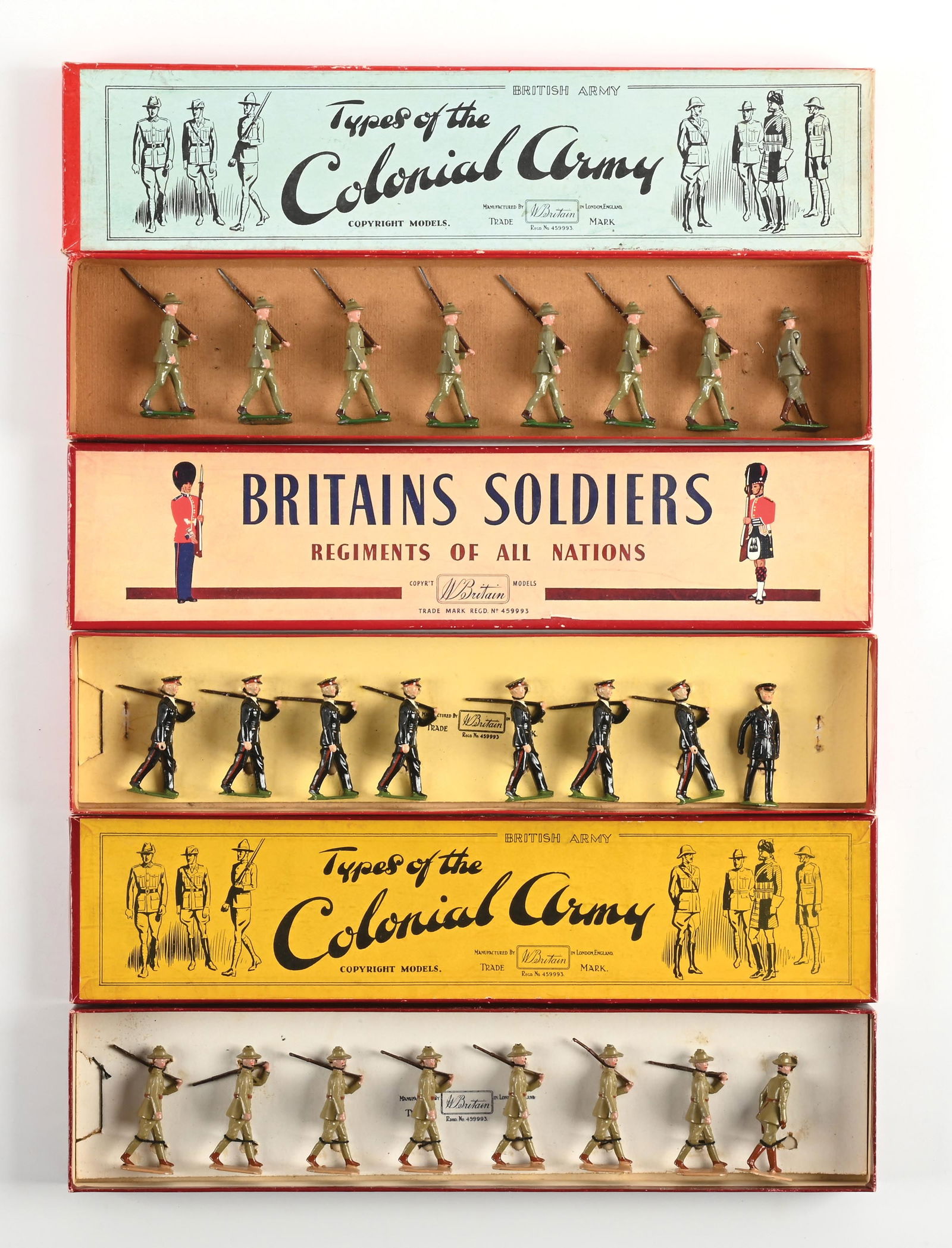 LOT OF 3: W. BRITAINS SETS IN BOX (1 of 2)