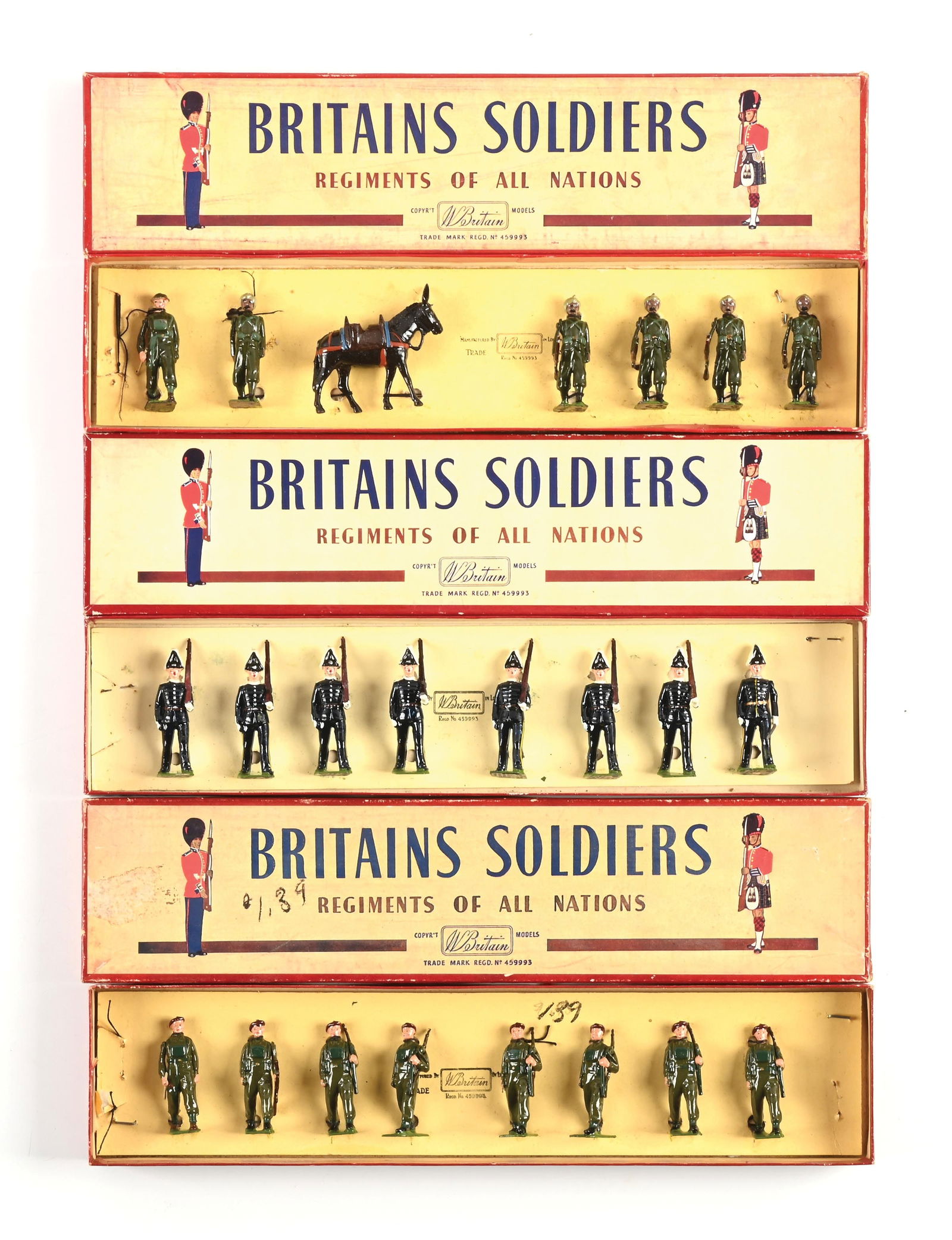 LOT OF 3: W. BRITAINS SETS IN BOXES (1 of 2)