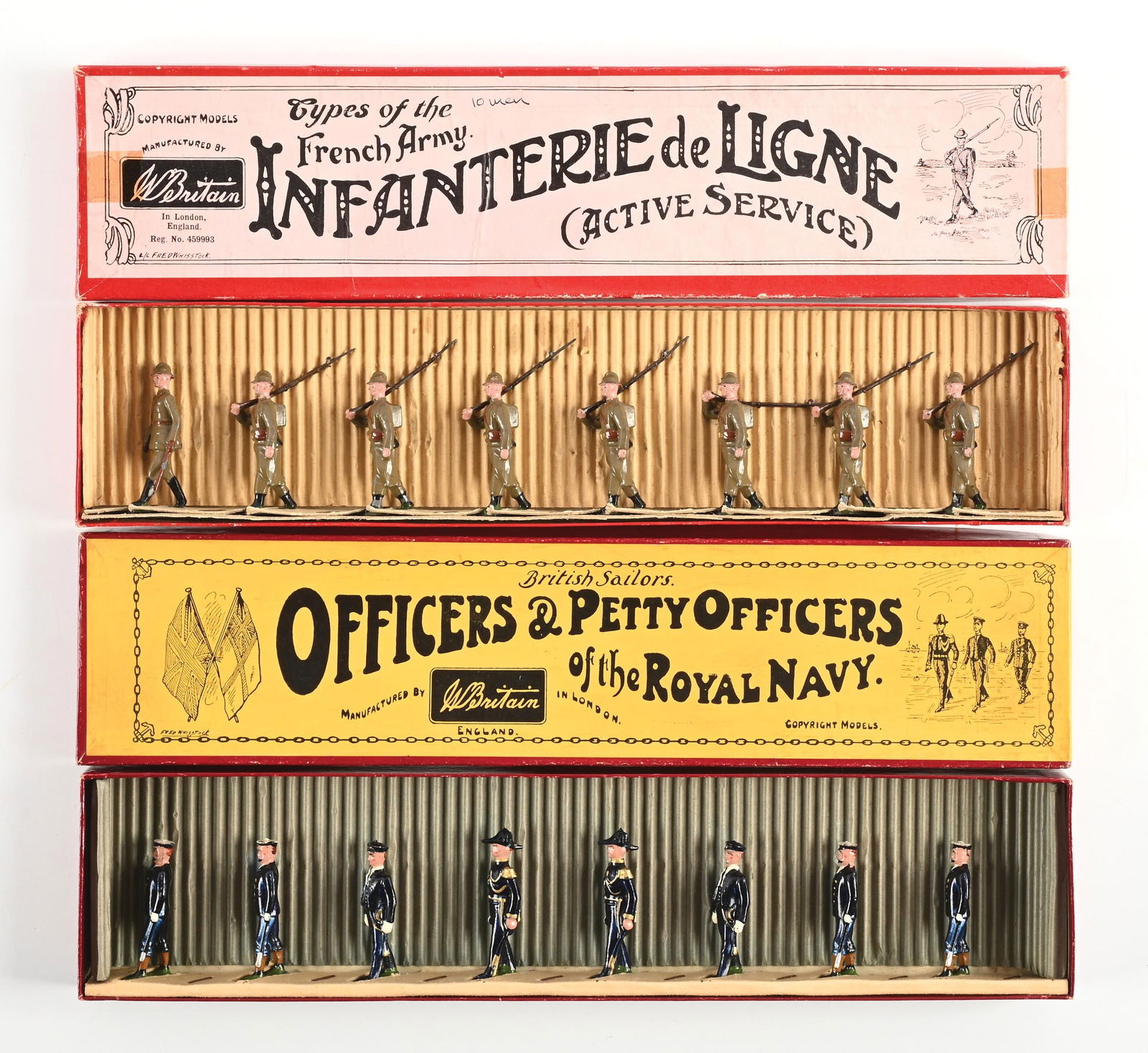 LOT OF 2: W. BRITAINS SETS IN BOXES (1 of 2)