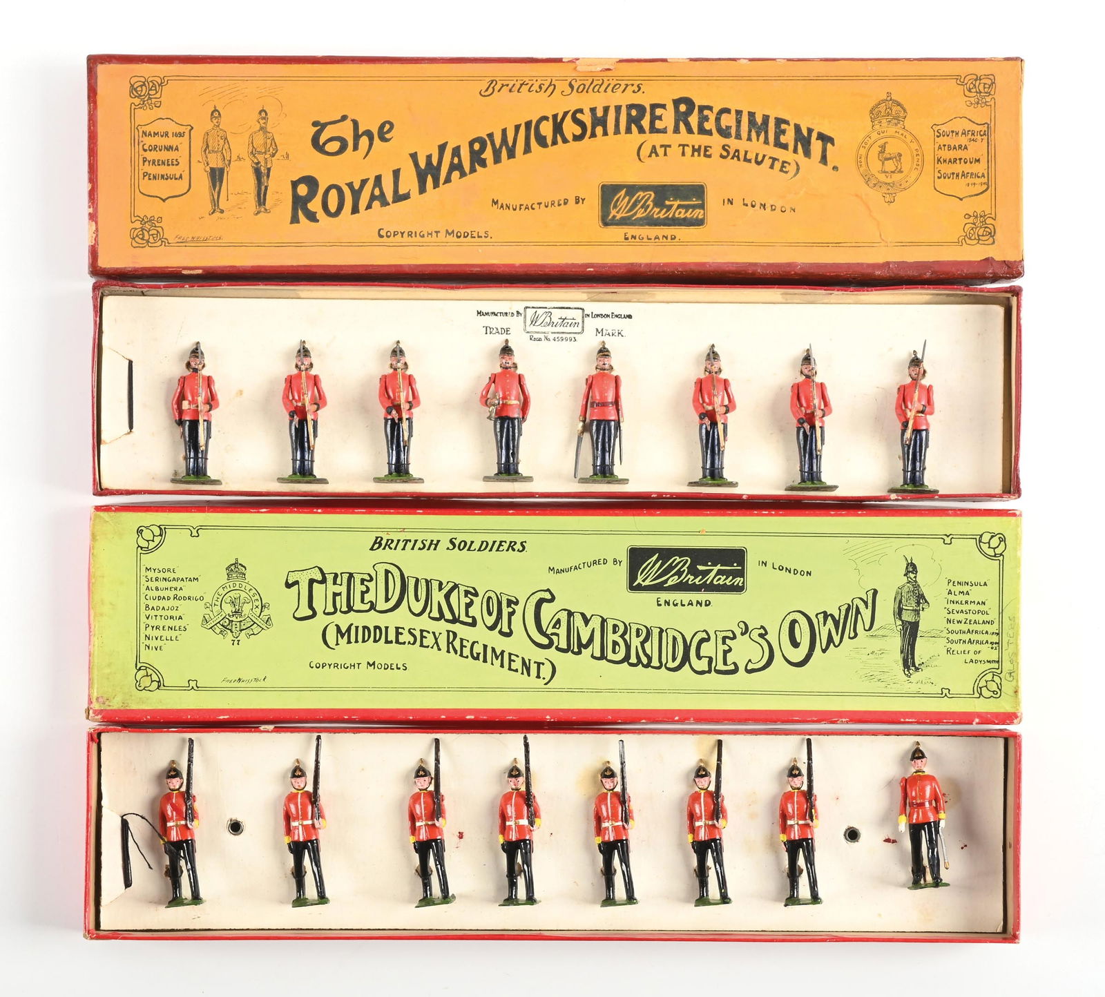 LOT OF 2: W. BRITAIN SETS IN BOXES (1 of 2)