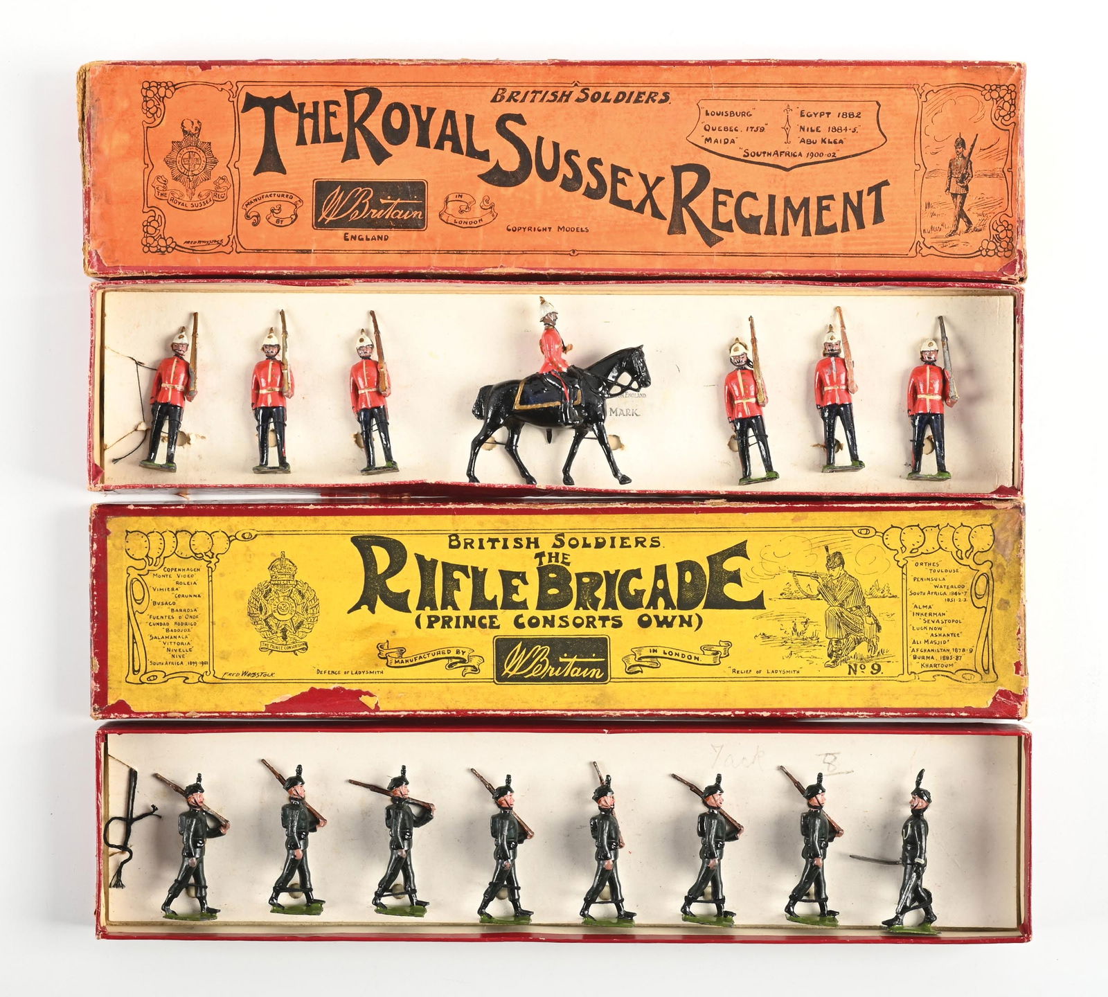 LOT OF 2: W. BRITAIN SETS IN BOXES (1 of 2)