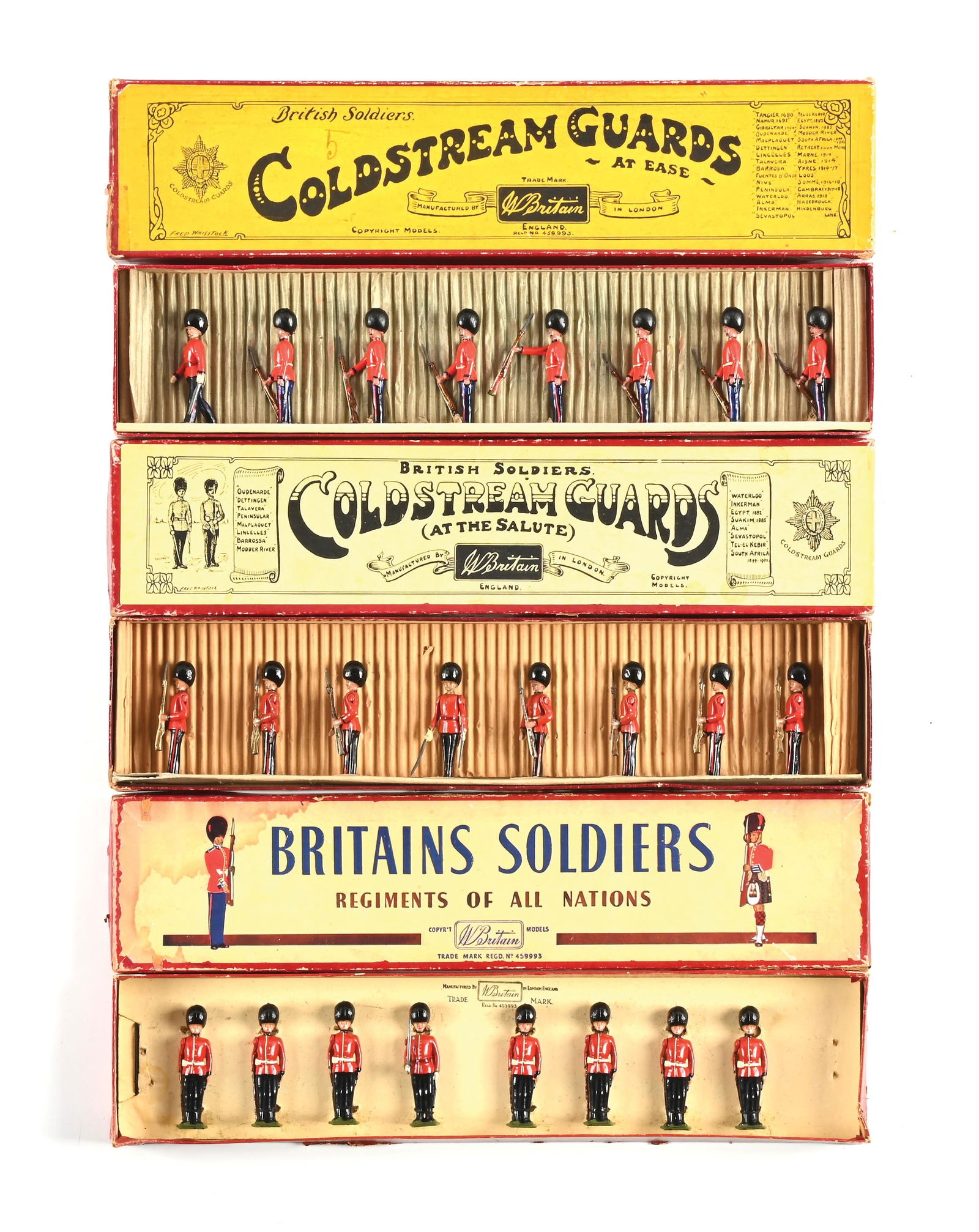 LOT OF 3: W. BRITAIN SETS IN BOX (1 of 2)