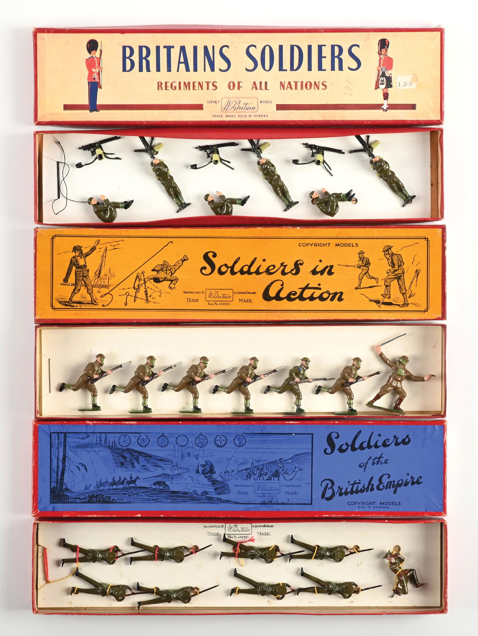 LOT OF 3: W. BRITAIN SETS IN BOXES (1 of 2)