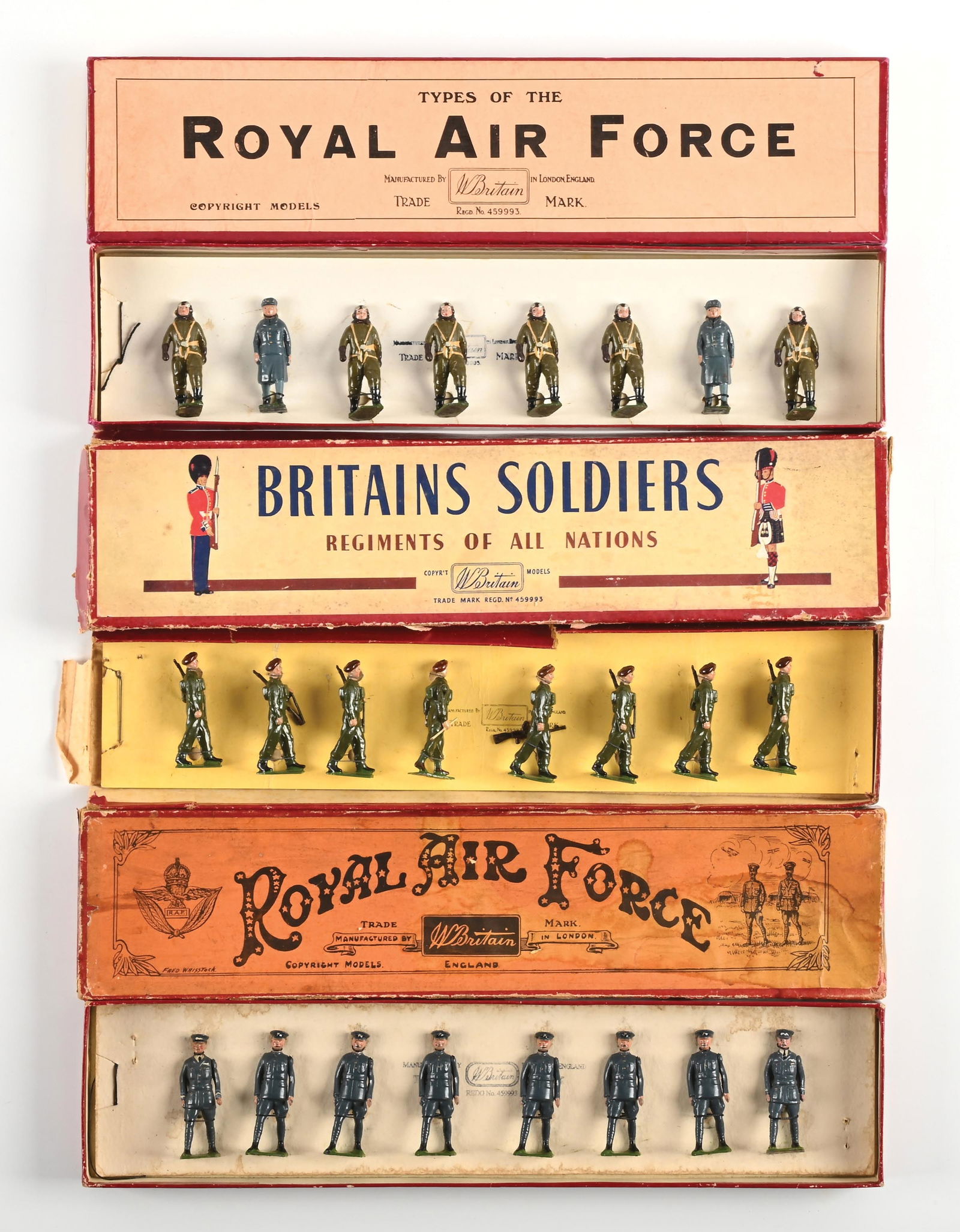 LOT OF 3: W. BRITAIN SETS IN BOXES (1 of 2)