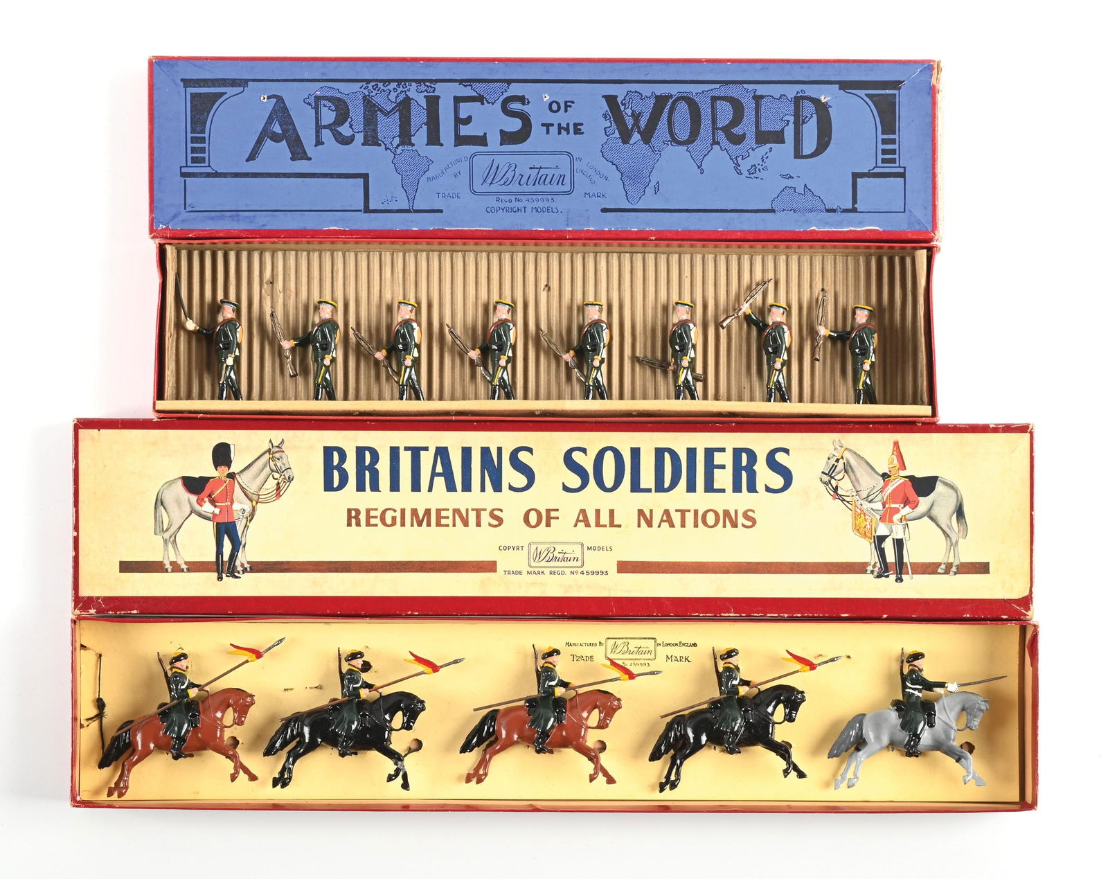 LOT OF 2: W. BRITAIN SETS IN BOXES (1 of 2)