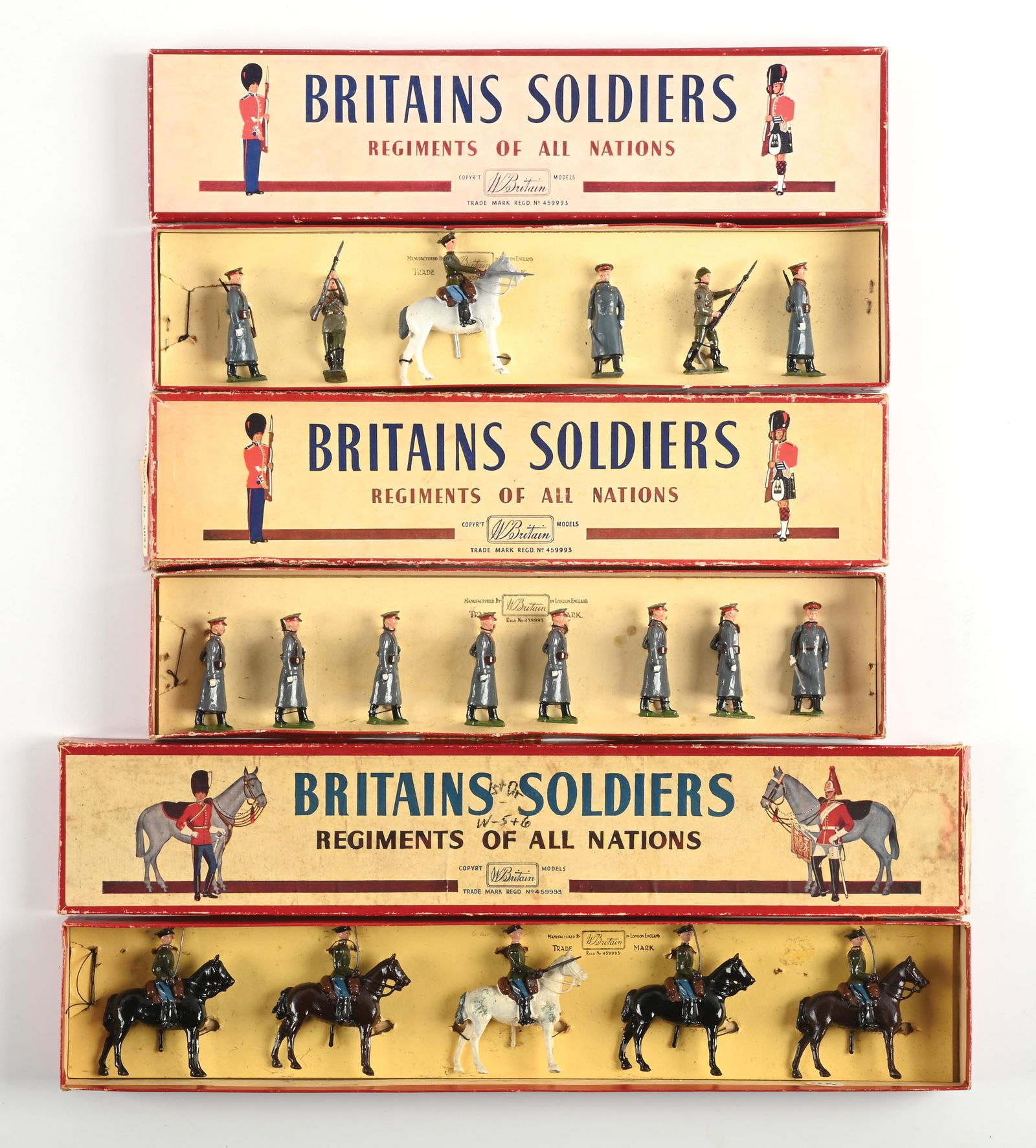 LOT OF 3: W. BRITAIN SETS IN BOXES (1 of 2)