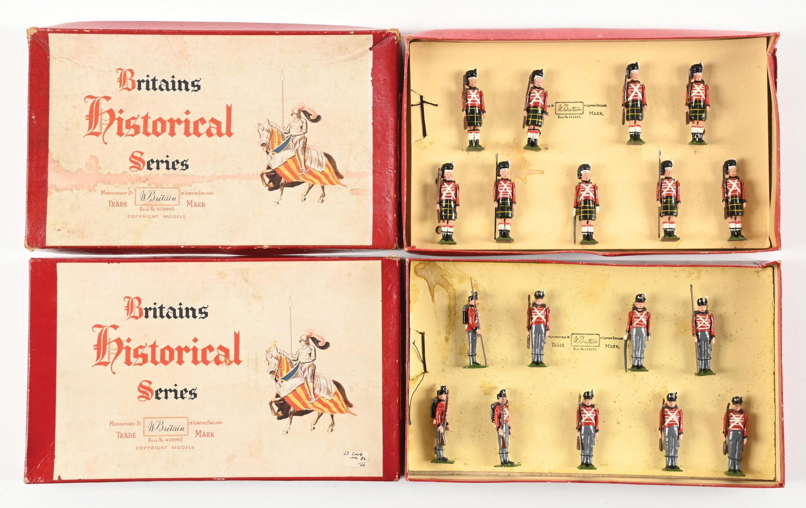 LOT OF 2: W. BRITAIN SETS IN BOXES (1 of 2)