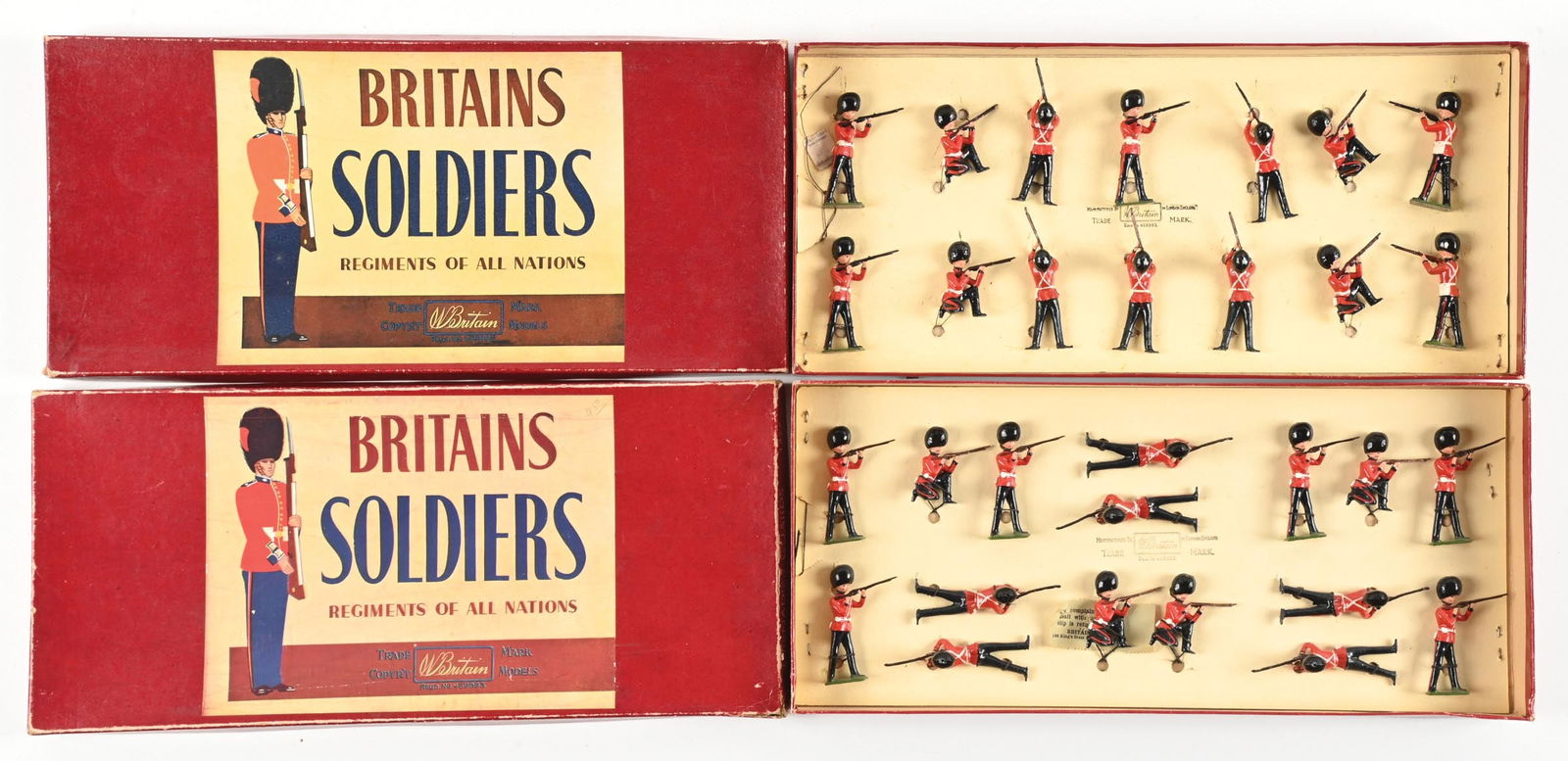 LOT OF 2: W. BRITAIN SETS IN BOXES (1 of 2)