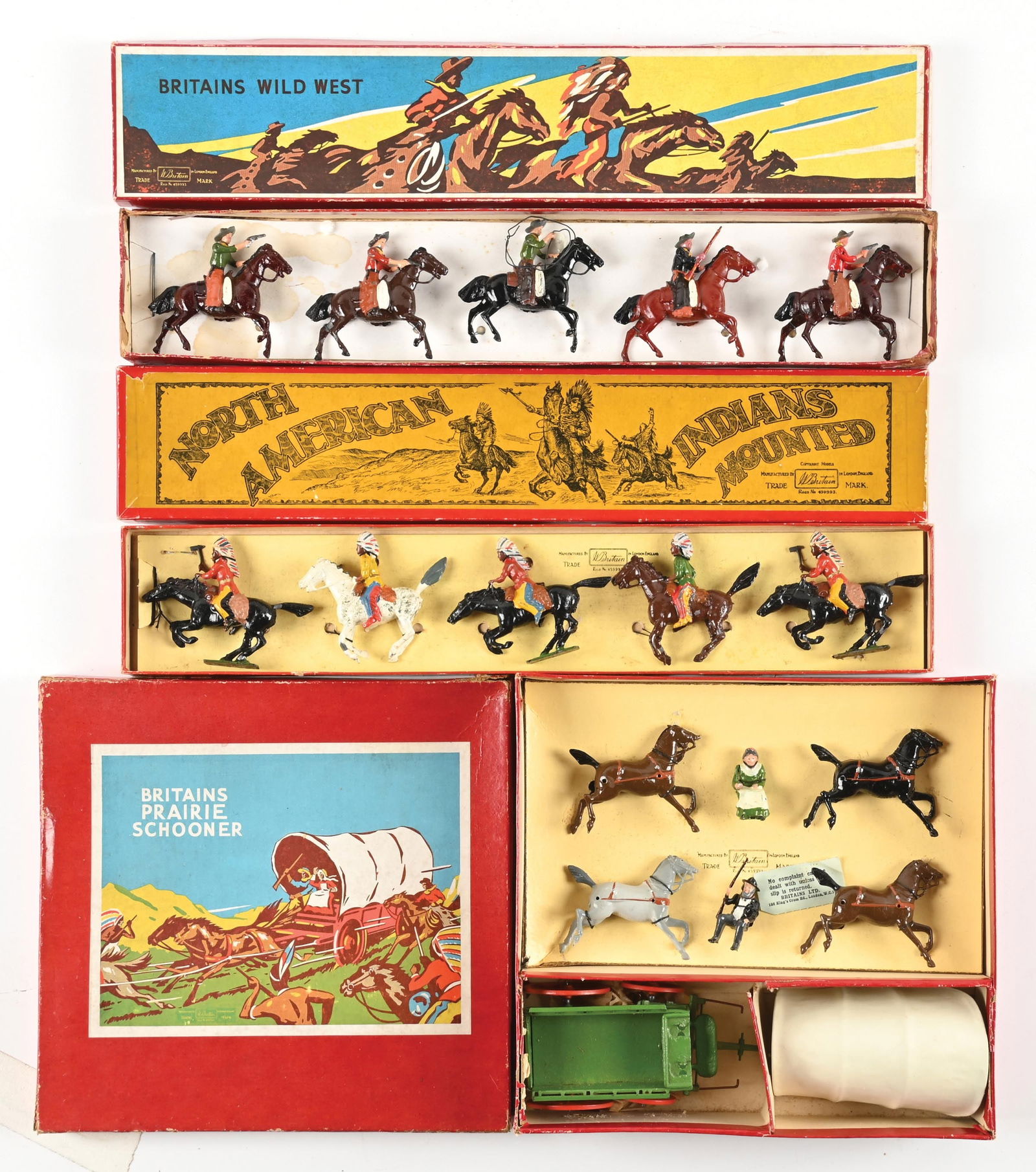 LOT OF 3: W. BRITAINS SETS IN BOXES (1 of 2)