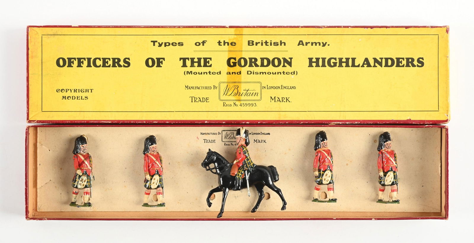 W. BRITIANS OFFICERS OF THE GORDON HIGHLANDERS NO. 437 (1 of 2)